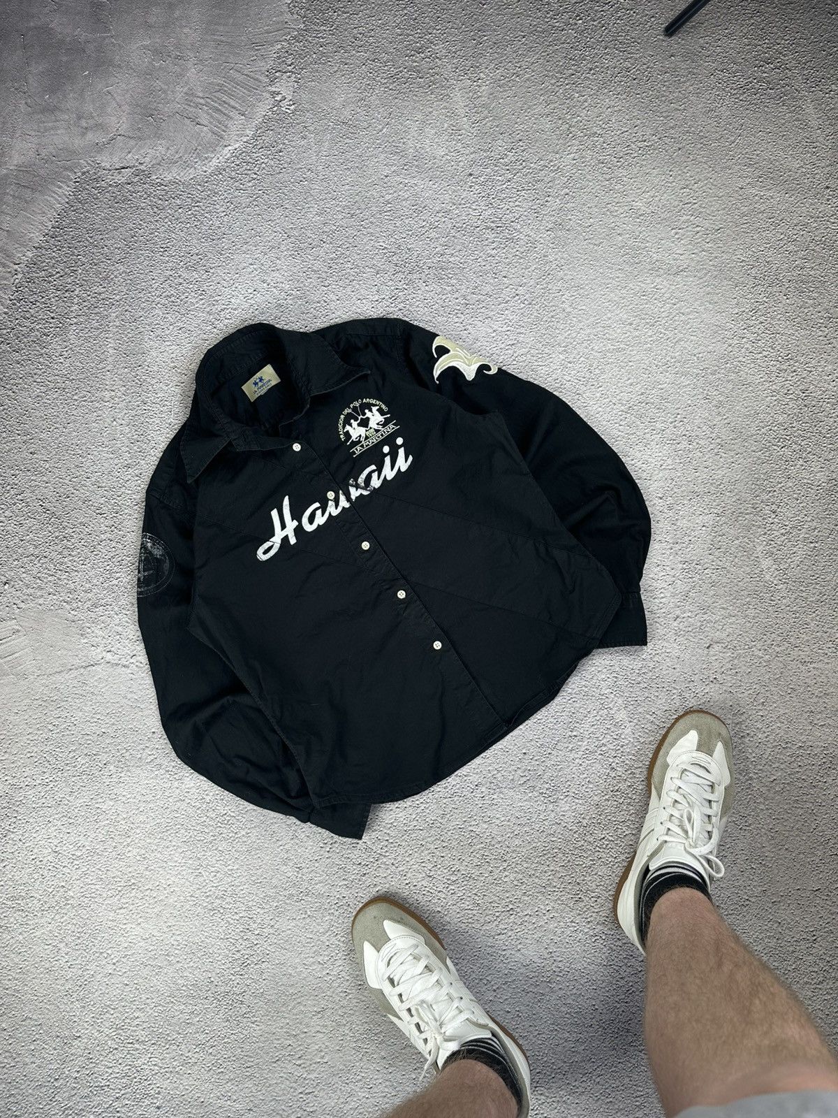 La Martina × Vintage Vintage La Martina Hawaii #3 Y2K Shirt Faded Old Money Size US S / EU 44-46 / 1 - 1 Thumbnail
