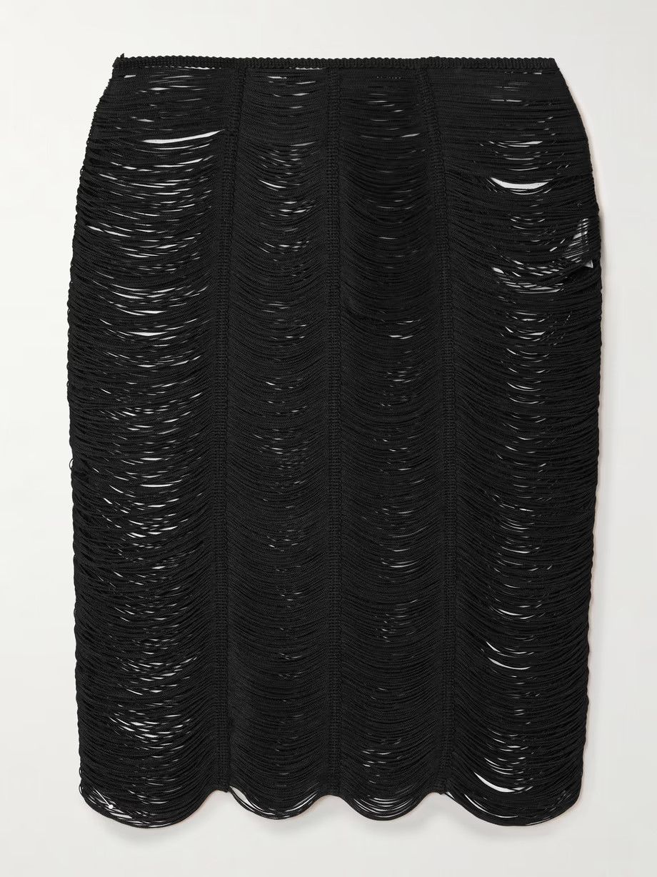 o1w1db10525 GC5740 Midi Skirt in Black