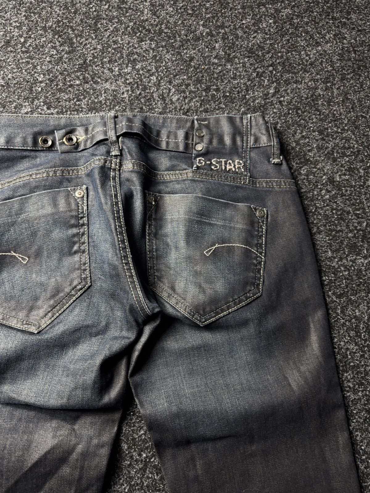 G-Star Y2K 00s Retro Retro G-Star RAW Straight Denim pants Jeans Size 27" / US 4 / IT 40 - 17 Thumbnail