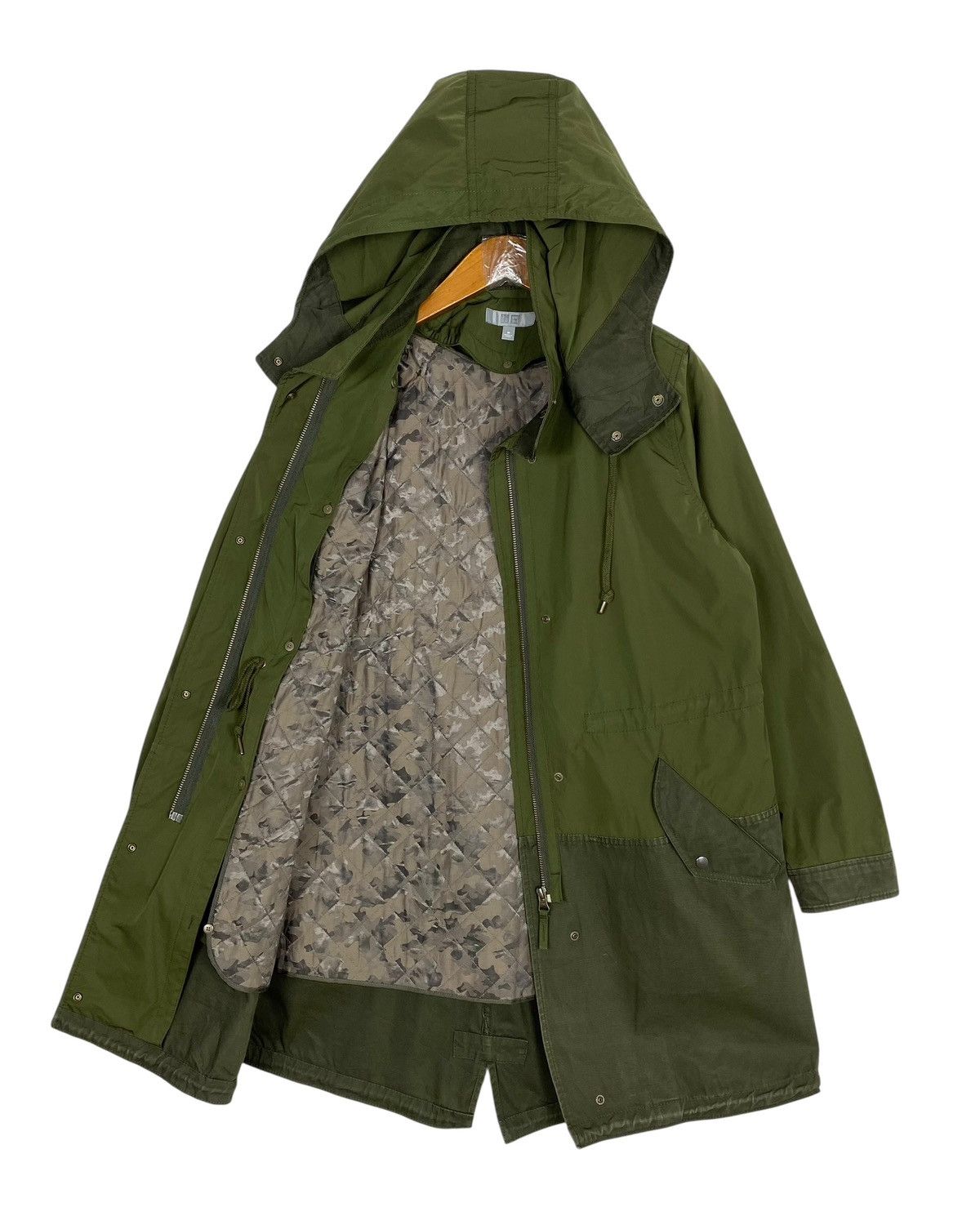 Uniqlo Rare‼️ Uniqlo Military Camouflage Inside Parka Size M / US 6-8 / IT 42-44 - 1 Thumbnail