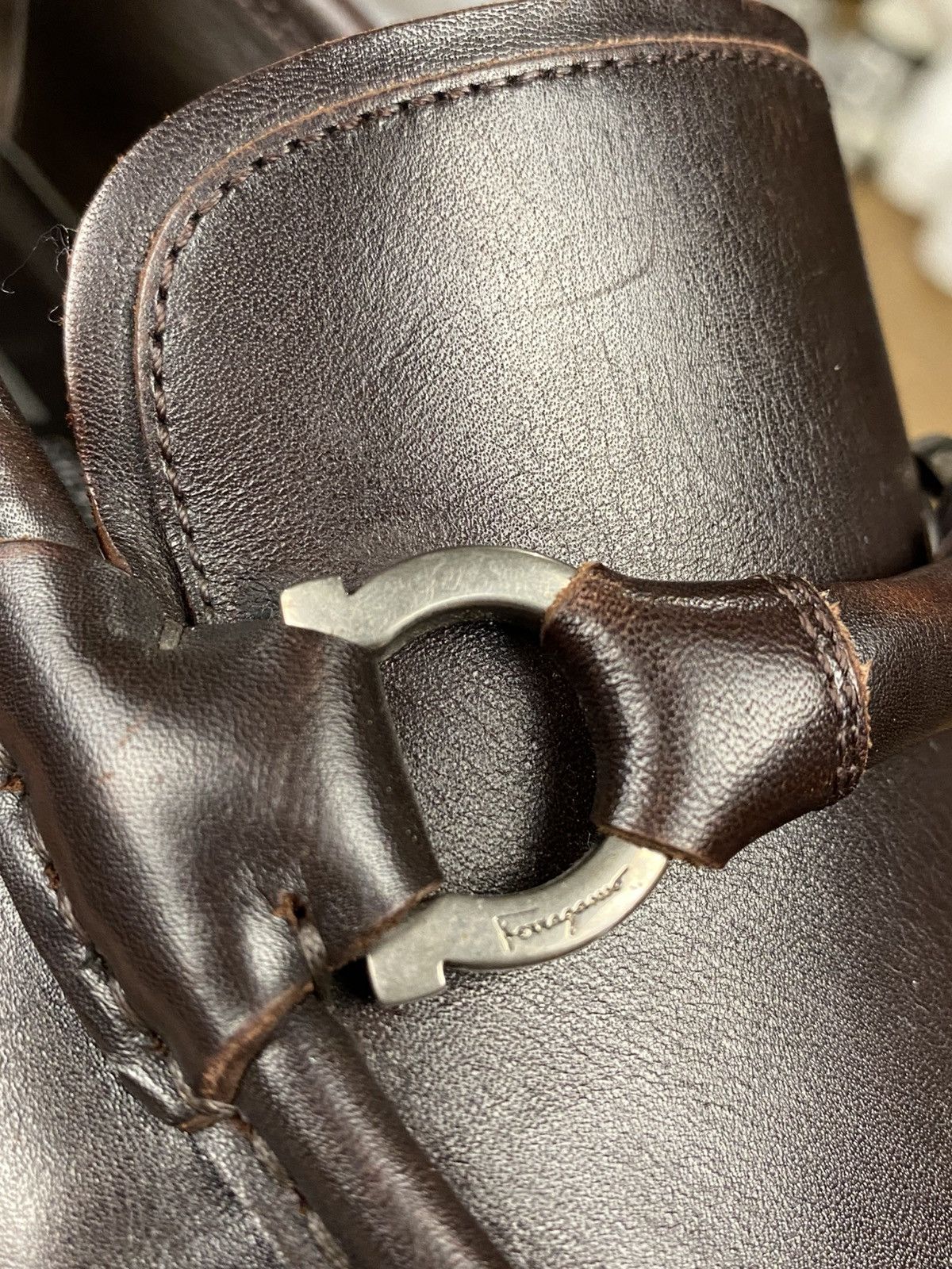 Salvatore Ferragamo Salvatore Feragamo Brown Horsebit Buckle Loafers Mens: 42 Size US 9 / EU 42 - 3 Thumbnail