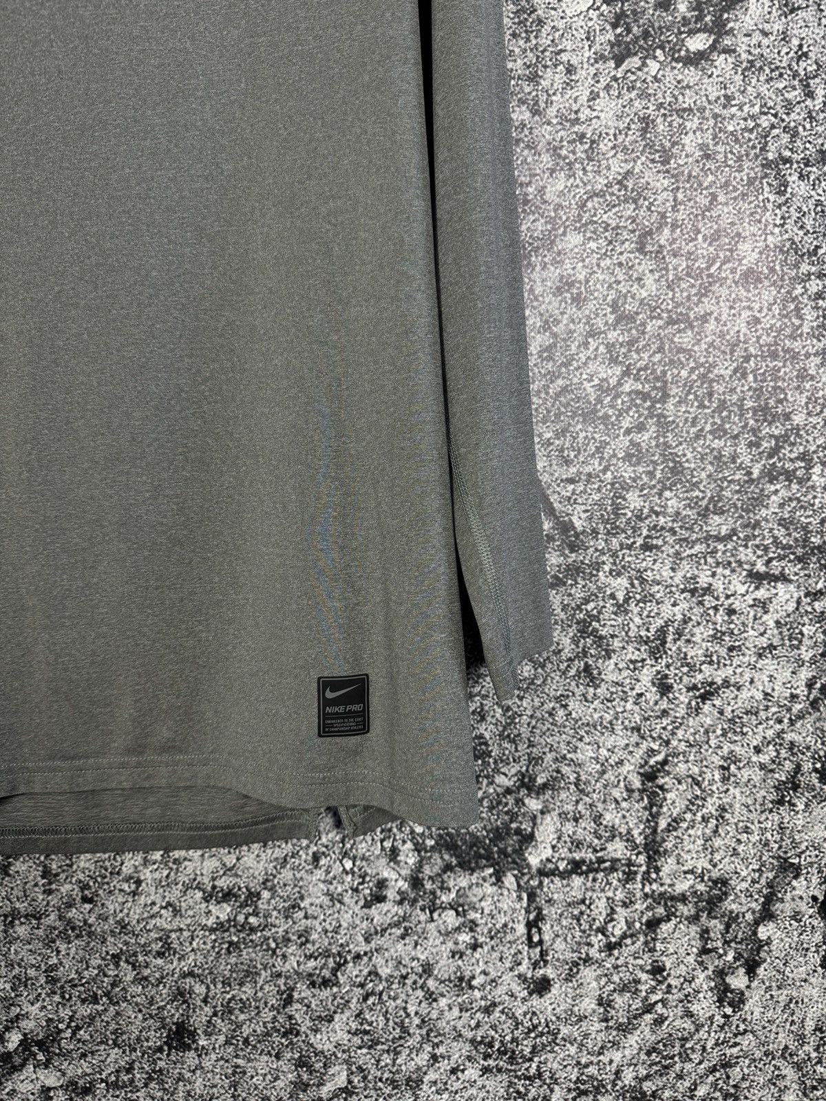 Nike Nike Pro Compression Long Sleeve T-Shirt Fitness Top Gray XL Size US XL / EU 56 / 4 - 5 Thumbnail
