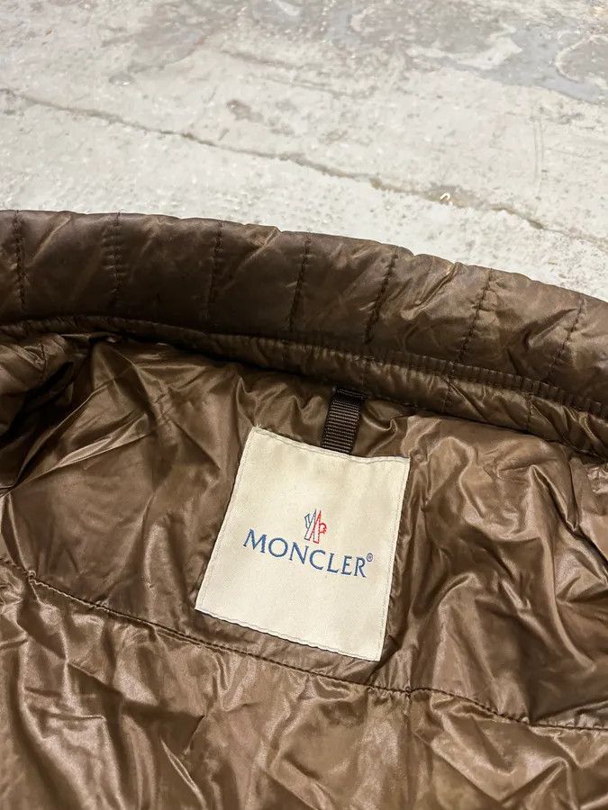 Moncler Moncler Brown Quilted Biker Puffer Jacket Size US S / EU 44-46 / 1 - 10 Thumbnail