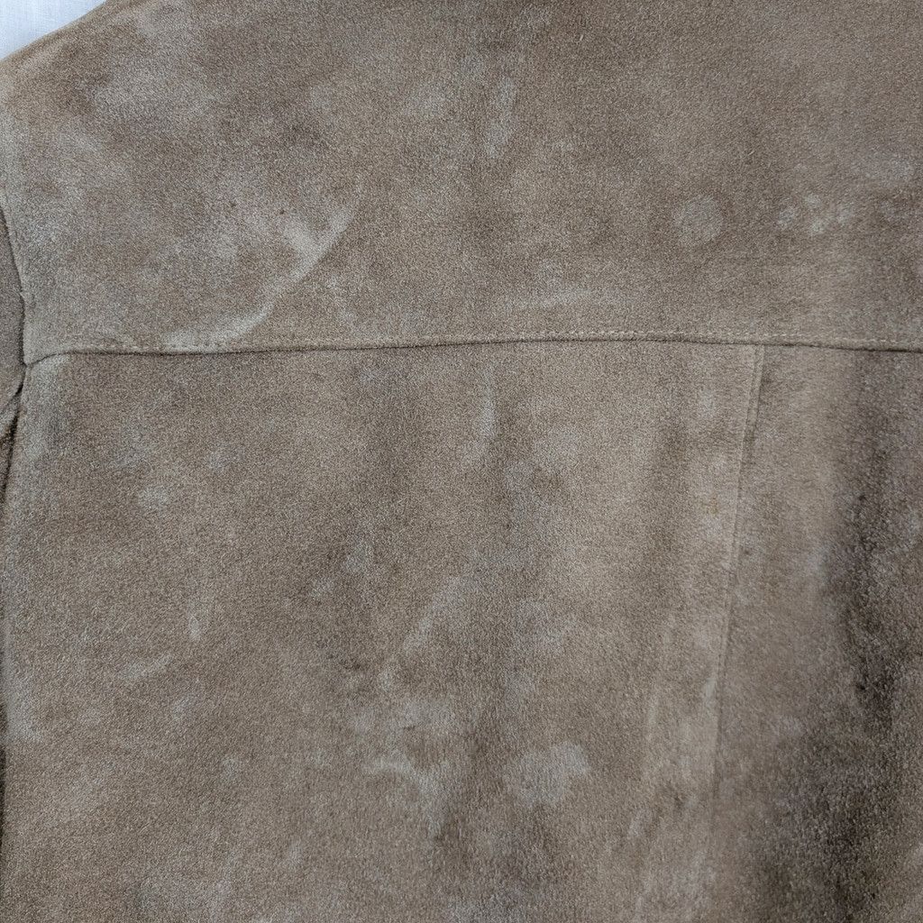 Vintage Vintage Heavy Suede Bomber Varsity Style Jacket Size US L / EU 52-54 / 3 - 9 Thumbnail