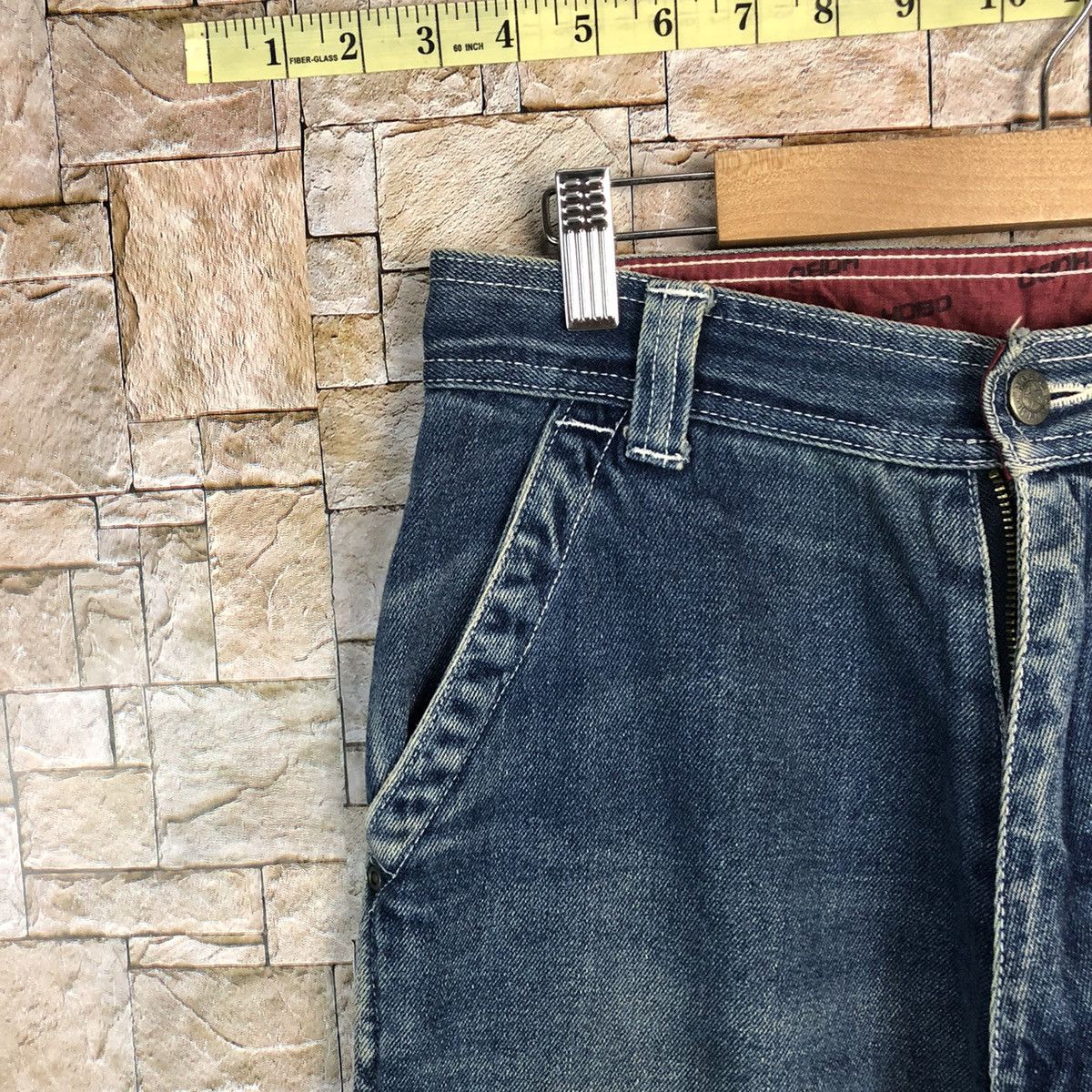 Hobo Hobo Blue Denim utility Cargo Multipocket Pants #A433 Size US 30 / EU 46 - 8 Thumbnail