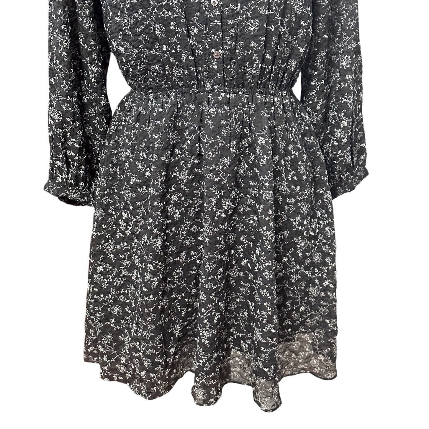 Madewell Madewell Boho Dress A Line Floral Sheer Multicolor XXS NWOT Size XXS / US 00 / IT 34 - 5 Thumbnail