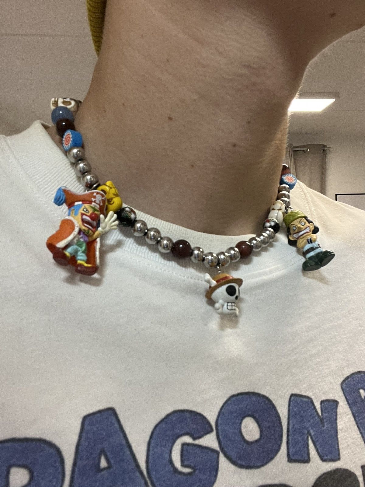 One Piece One Piece Charm Beaded Necklace Vintage Size ONE SIZE - 3 Thumbnail