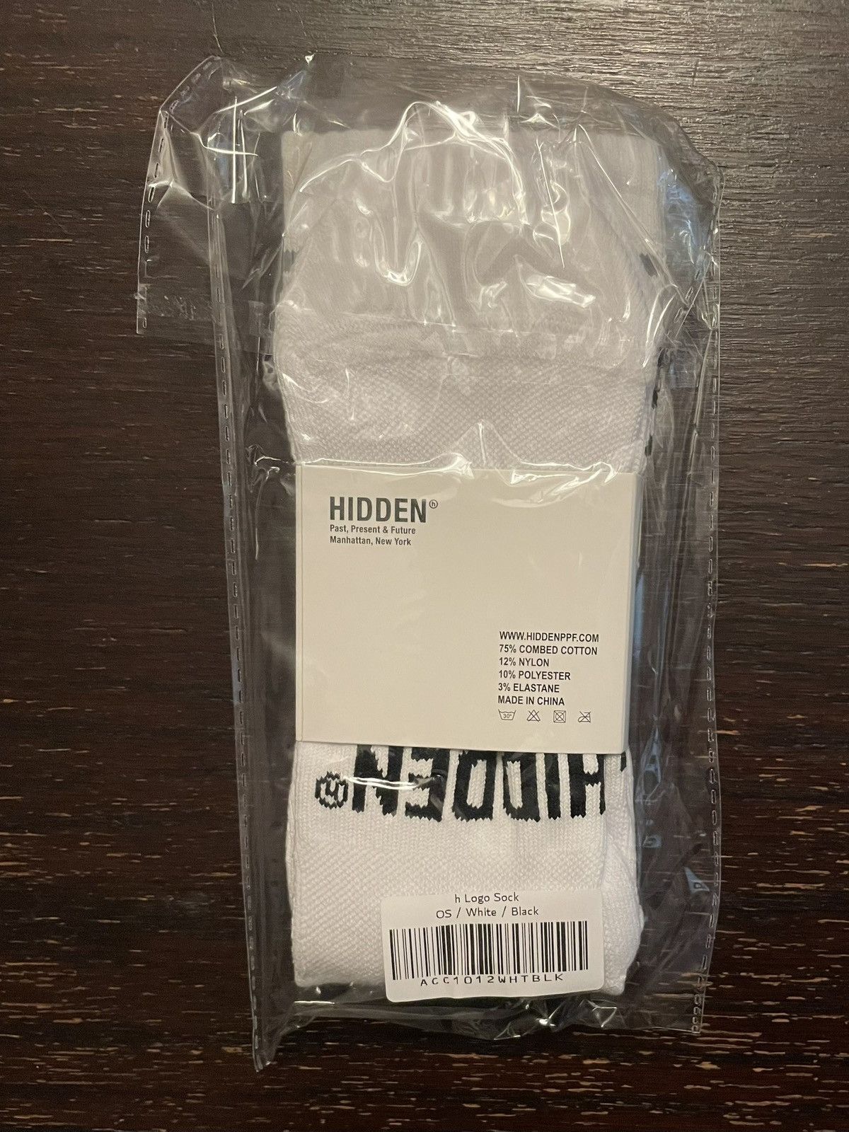HIDDEN HIDDEN Socks White Size ONE SIZE - 2 Thumbnail