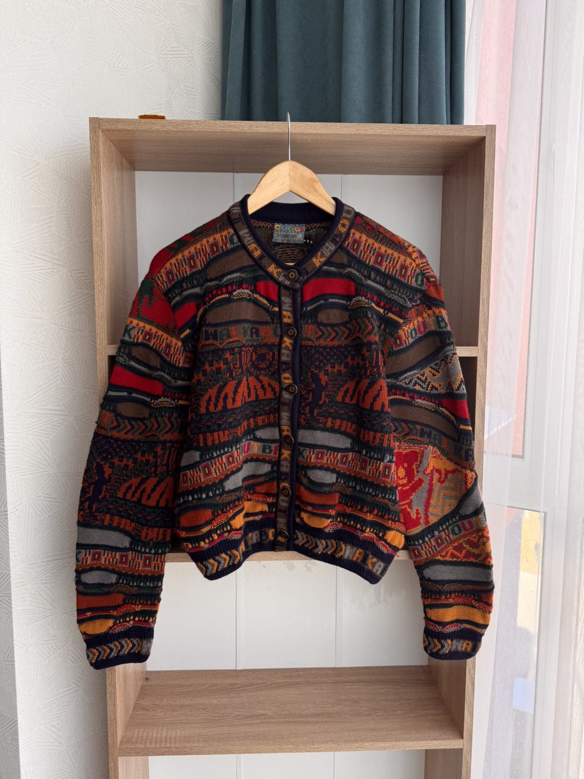Coogi × Vintage VTG Coogi Pure New Wool Luxury 90’s Walkabout Koala Cardigan Size US S / EU 44-46 / 1 - 2 Thumbnail