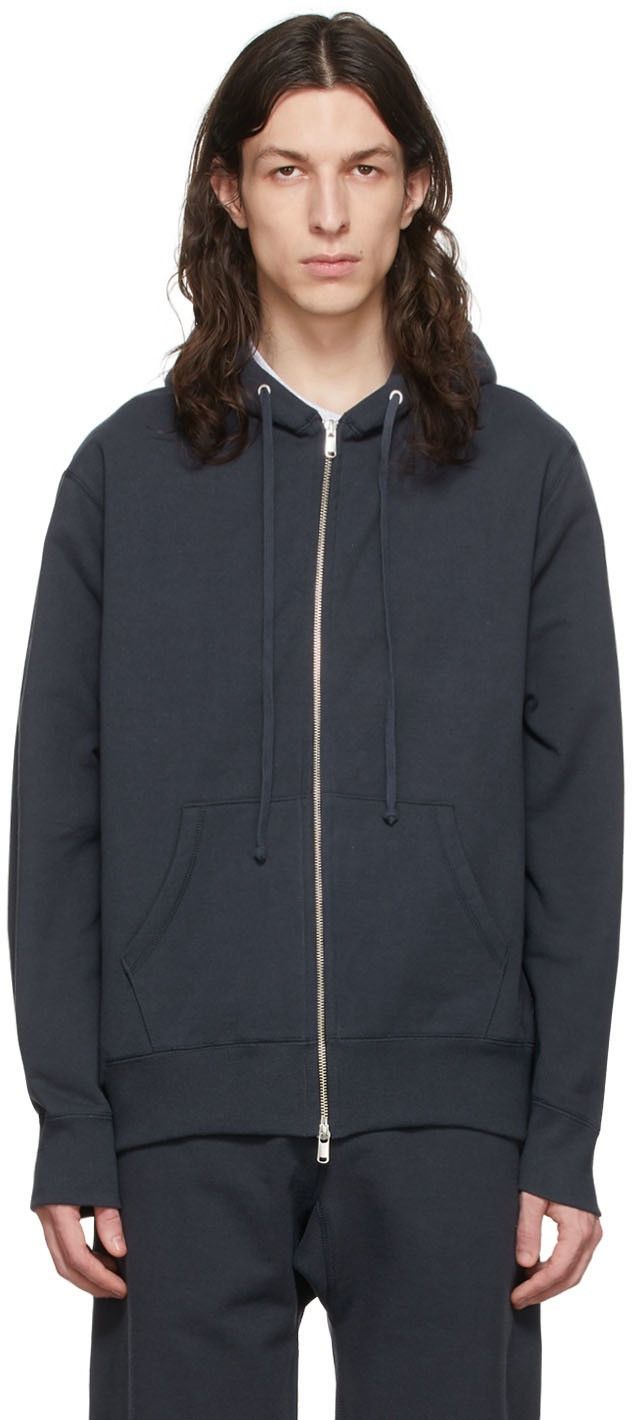 SSENSE × Suicoke Suicoke SSENSE Exclusive Hoodie - Navy Size US XL / EU 56 / 4 - 1 Thumbnail