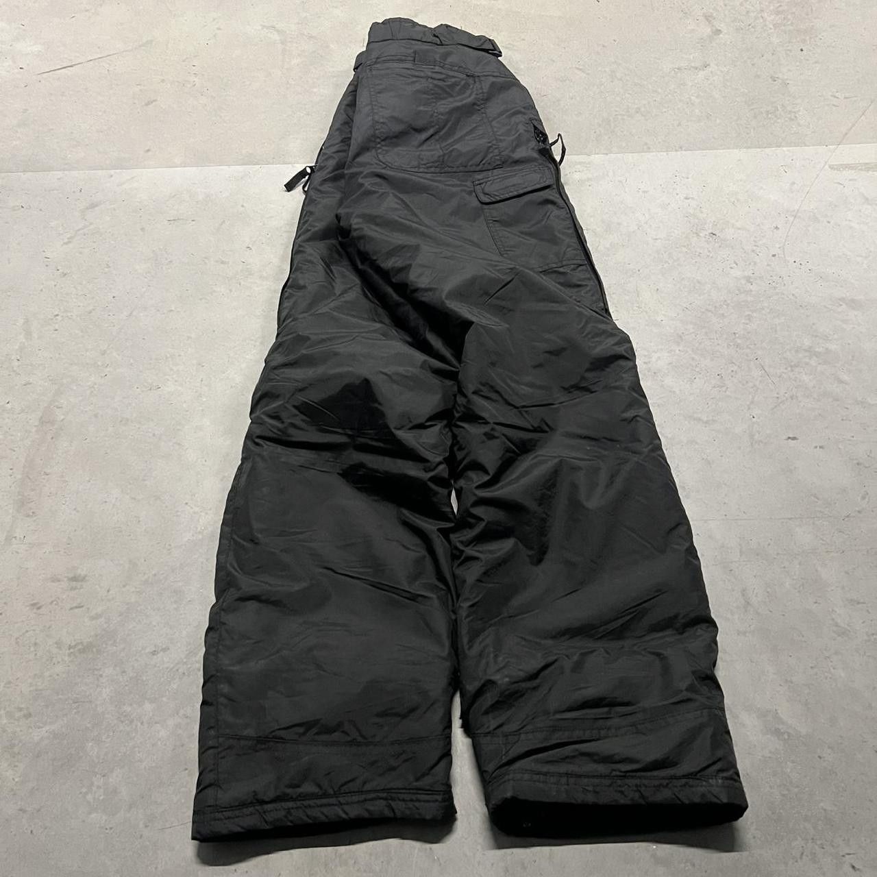 Japanese Brand × Vintage Vintage Y2K Black Ski pants Grunge Essential Sweatpants ! Size US 32 / EU 48 - 6 Thumbnail