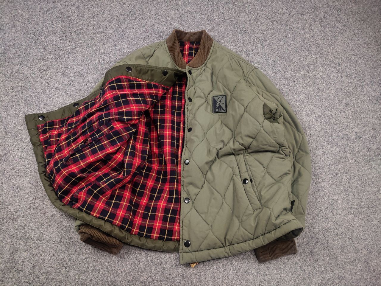 Diesel Diesel Reversible Quilted military Cordura Bomber Jacket Size US XL / EU 56 / 4 - 4 Thumbnail