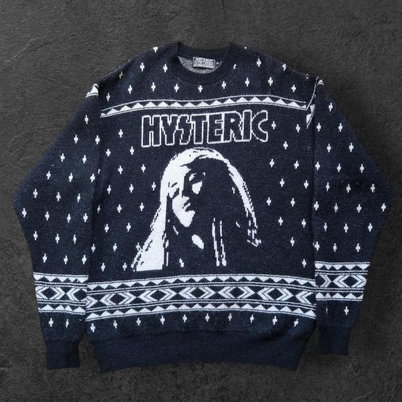 Hysteric Glamour Mens vintage hysteric glamour wool blend jumper with woman Size US M / EU 48-50 / 2 - 1 Thumbnail