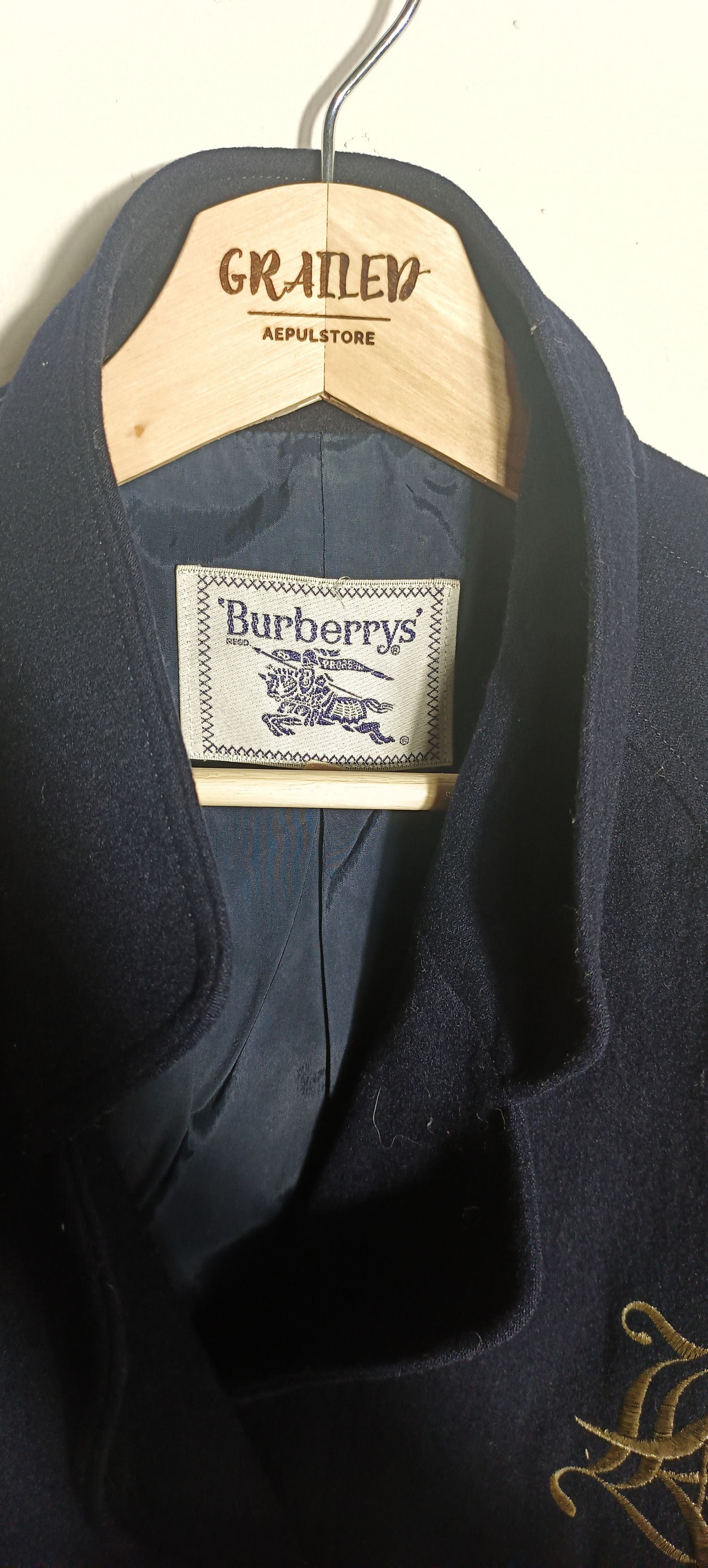 Burberry × Burberry Prorsum × Vintage Vintage🔥 Burberry Wool Jacket Size M / US 6-8 / IT 42-44 - 6 Thumbnail