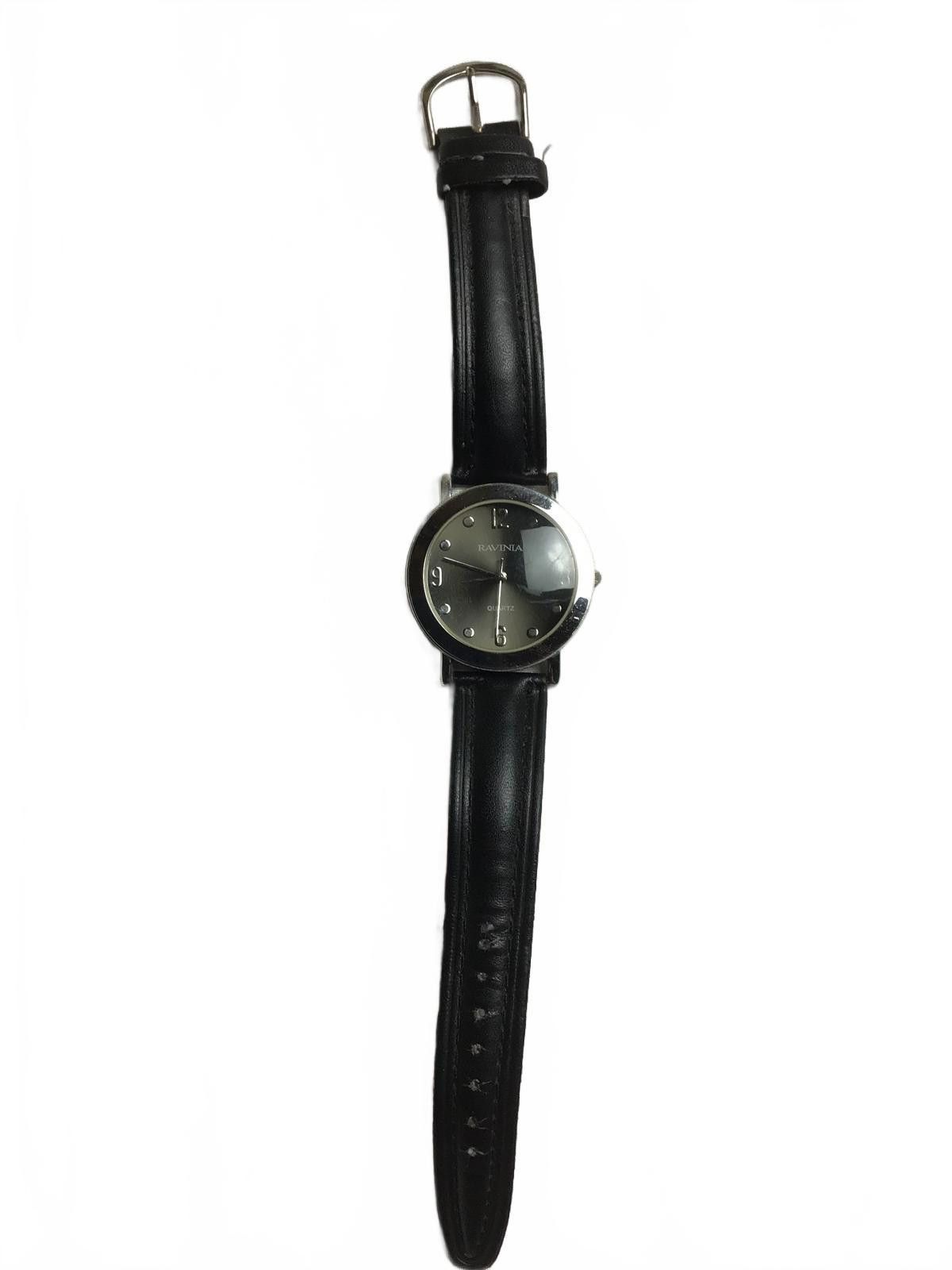 Other Ravinia Quartz Black Leather Strap Watch Size ONE SIZE - 6 Thumbnail