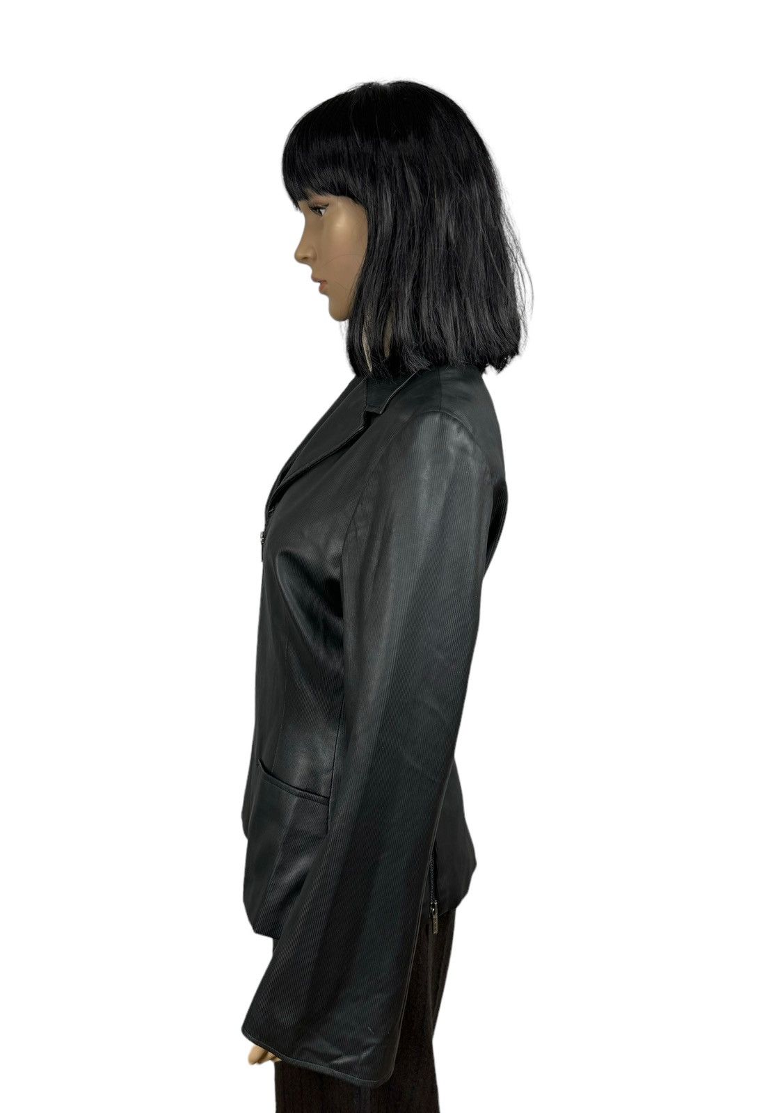 Versace Jeans Couture × Vintage Vintage Versace Jeans Couture Rubberized Jacket size IT 44 Size M / US 6-8 / IT 42-44 - 9 Thumbnail