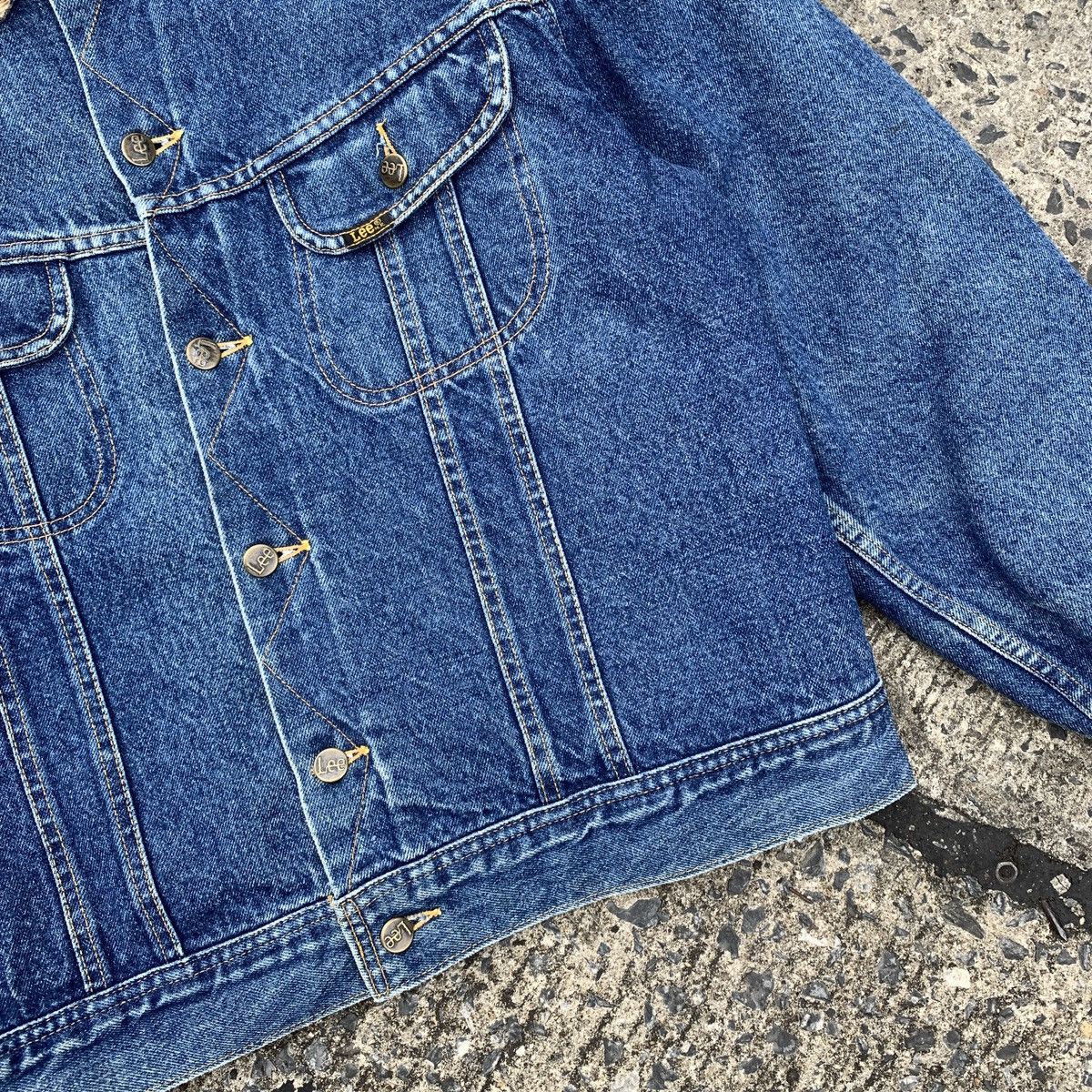 Lee × Vintage Lee Storm Riders 80s Canada Denim Linen Jacket Size US L / EU 52-54 / 3 - 6 Thumbnail