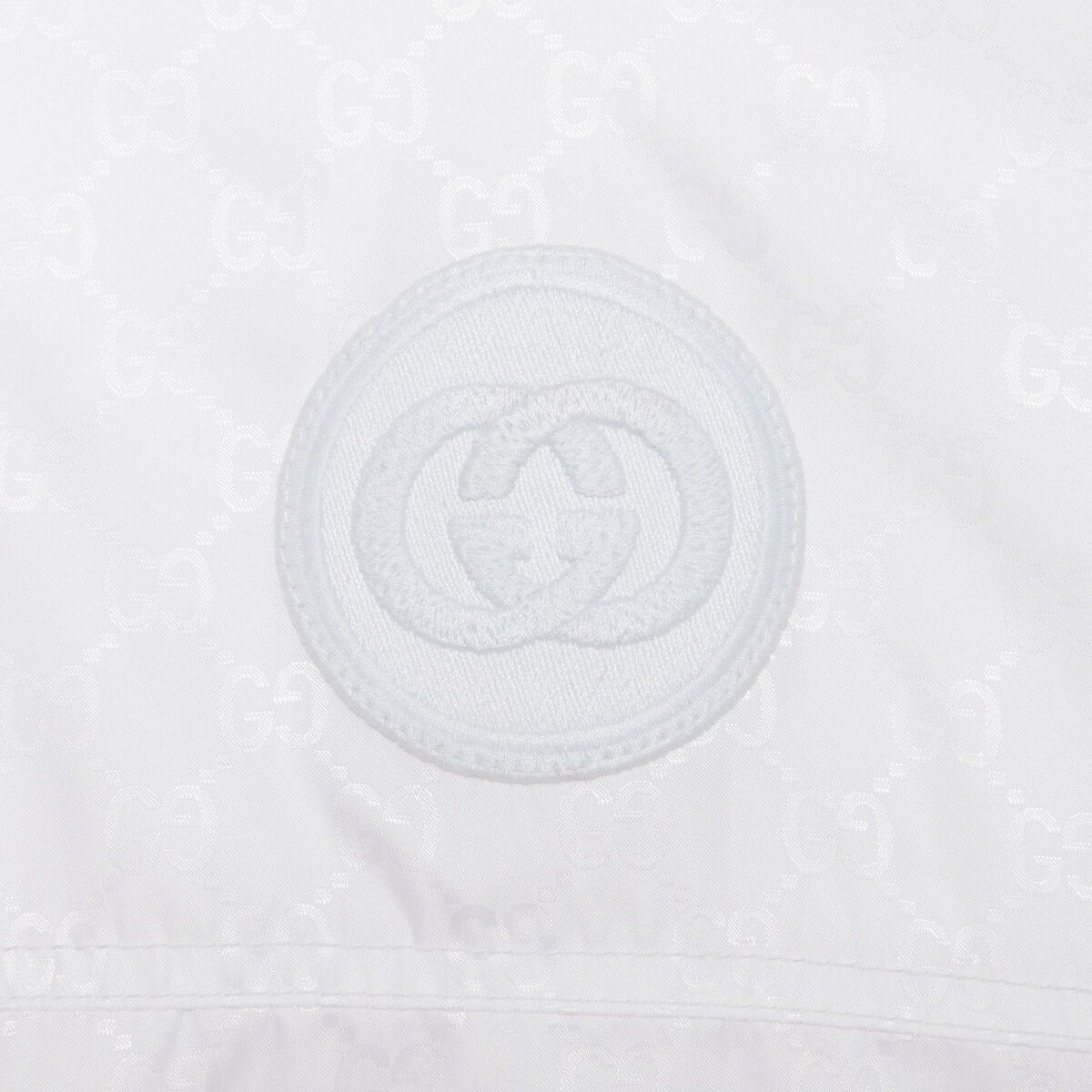 Gucci o1mt1gz0525 Nylon GG Jacquard Jacket in White Size XL / US 12-14 / IT 48-50 - 5 Thumbnail