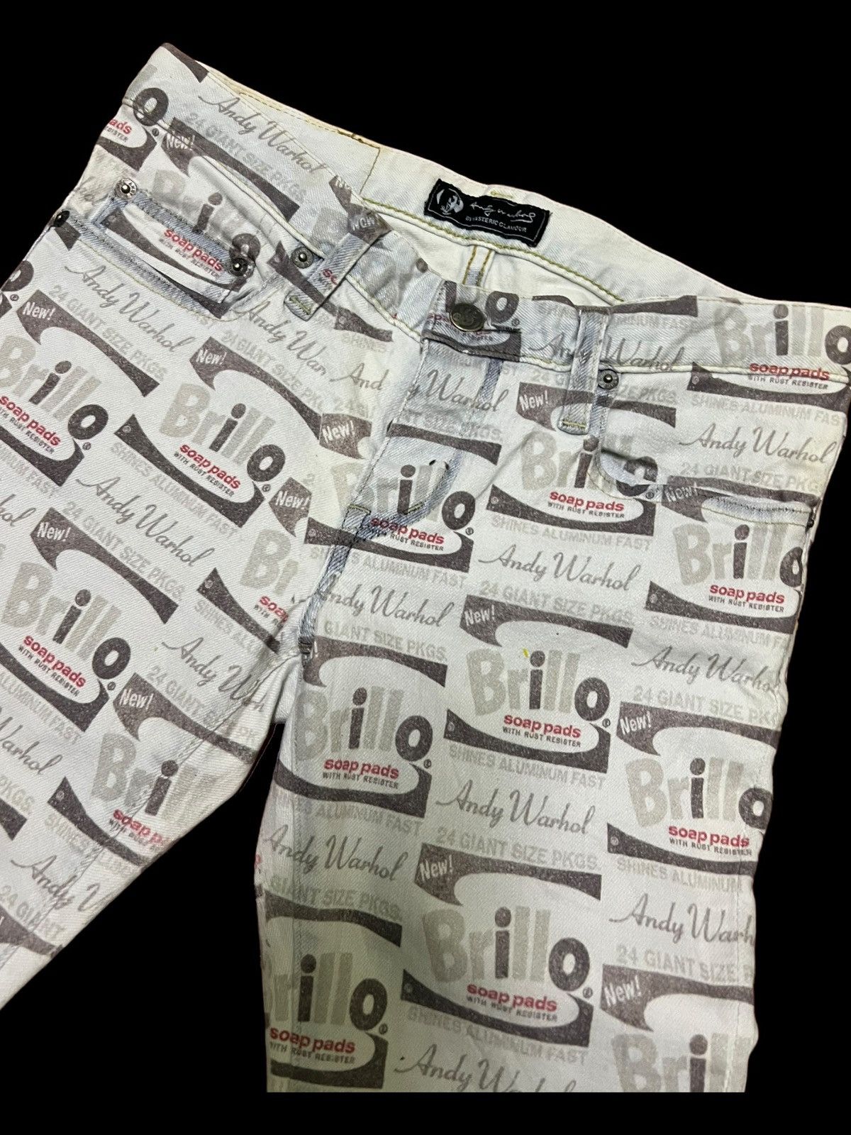 Andy Warhol × Hysteric Glamour × Japanese Brand HYSTERIC GLAMOUR X ANDY WARHOL JAPANESE BRAND DENIM Size US 30 / EU 46 - 13 Thumbnail