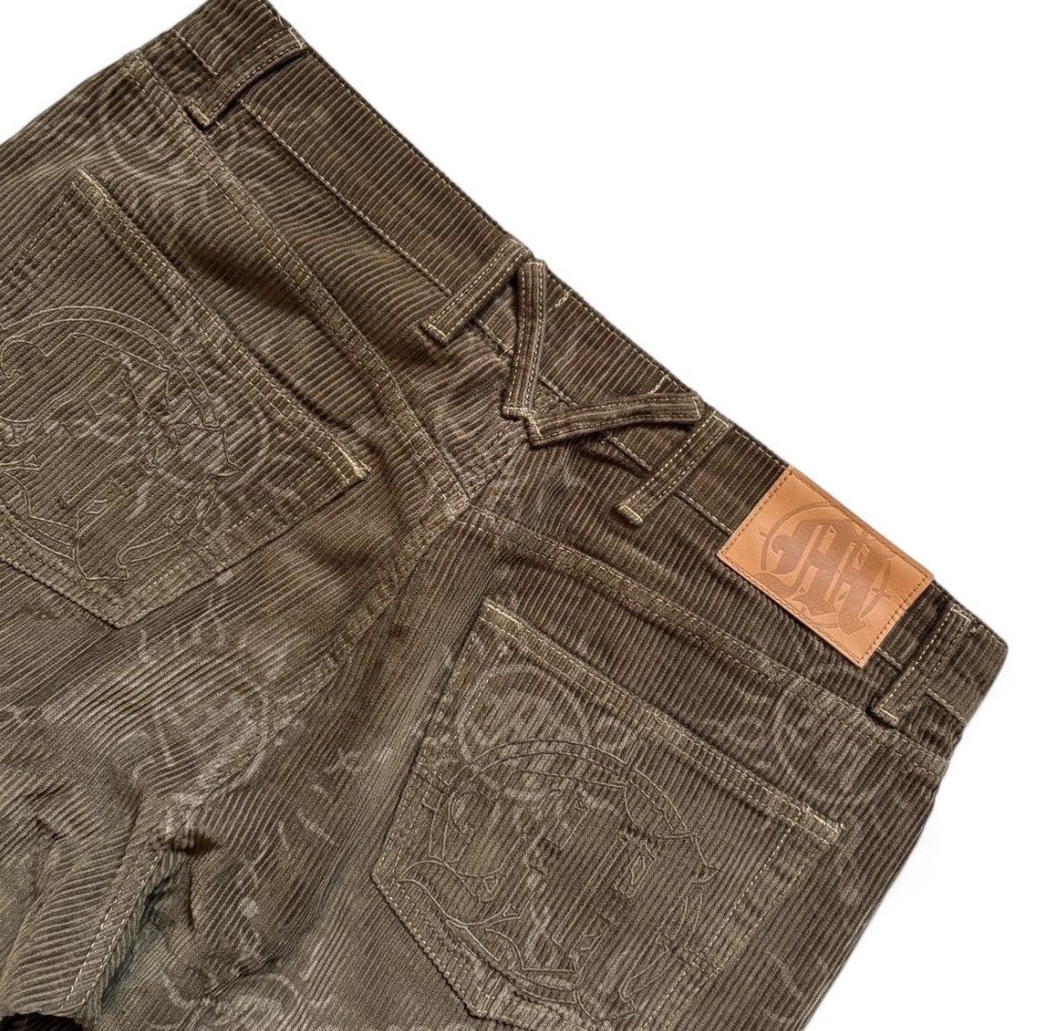 Menace menace monogram corduroy pants Size US 34 / EU 50 - 5 Thumbnail