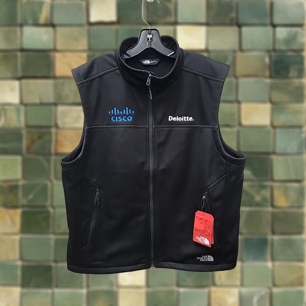 The North Face NWT The North Face Windwall Vest Mens XL Black Windbreaker Jacket Zip Logo Embroidered 25 Chest 29 Length VINTAGE? No Size US XL / EU 56 / 4 - 1 Thumbnail