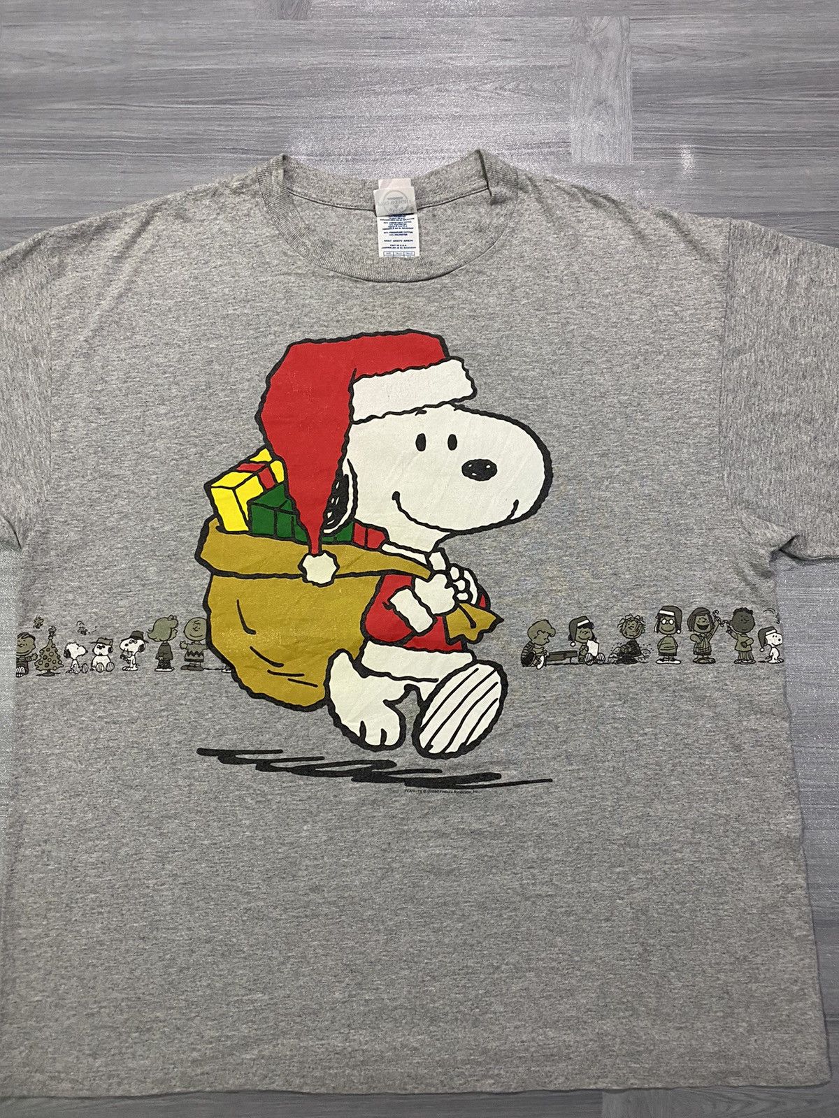 Peanuts Vintage Overprint Peanuts Snoopy Christmas Size US XL / EU 56 / 4 - 4 Thumbnail