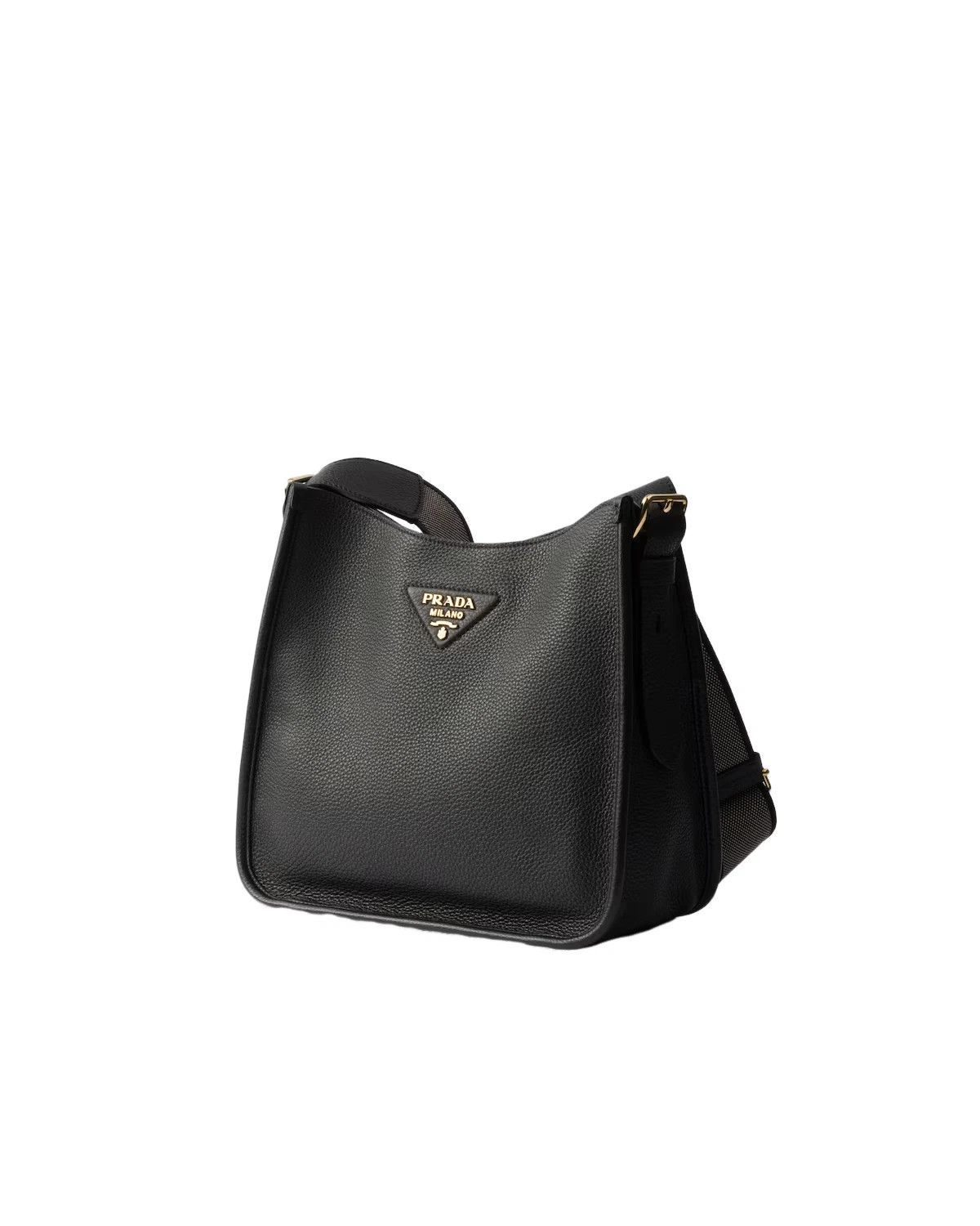 Prada PRADA Med $3300 Black Leather Shoulder Bag New Auth Size ONE SIZE - 2 Thumbnail