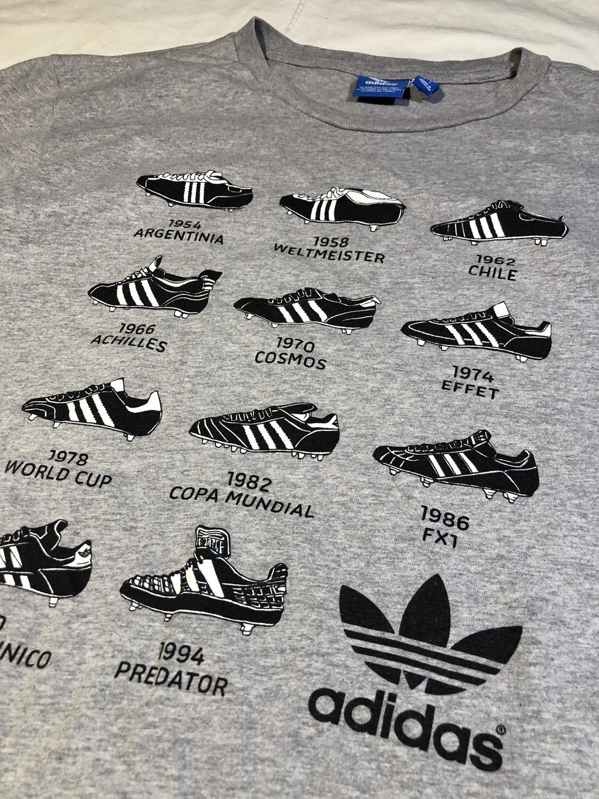 Adidas ADIDAS x VINTAGE x T-SHIRT Size US L / EU 52-54 / 3 - 3 Thumbnail