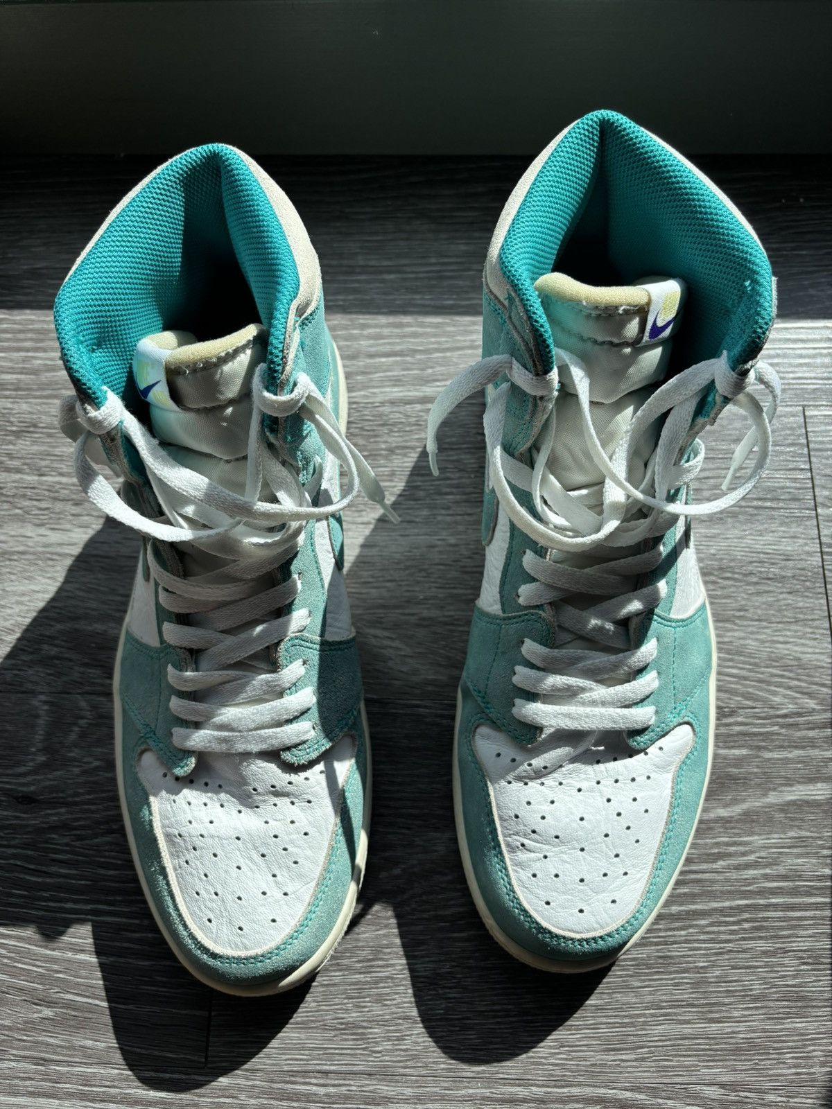 Nike Jordan 1 High Turbo Green Size US 11.5 / EU 44-45 - 3 Thumbnail