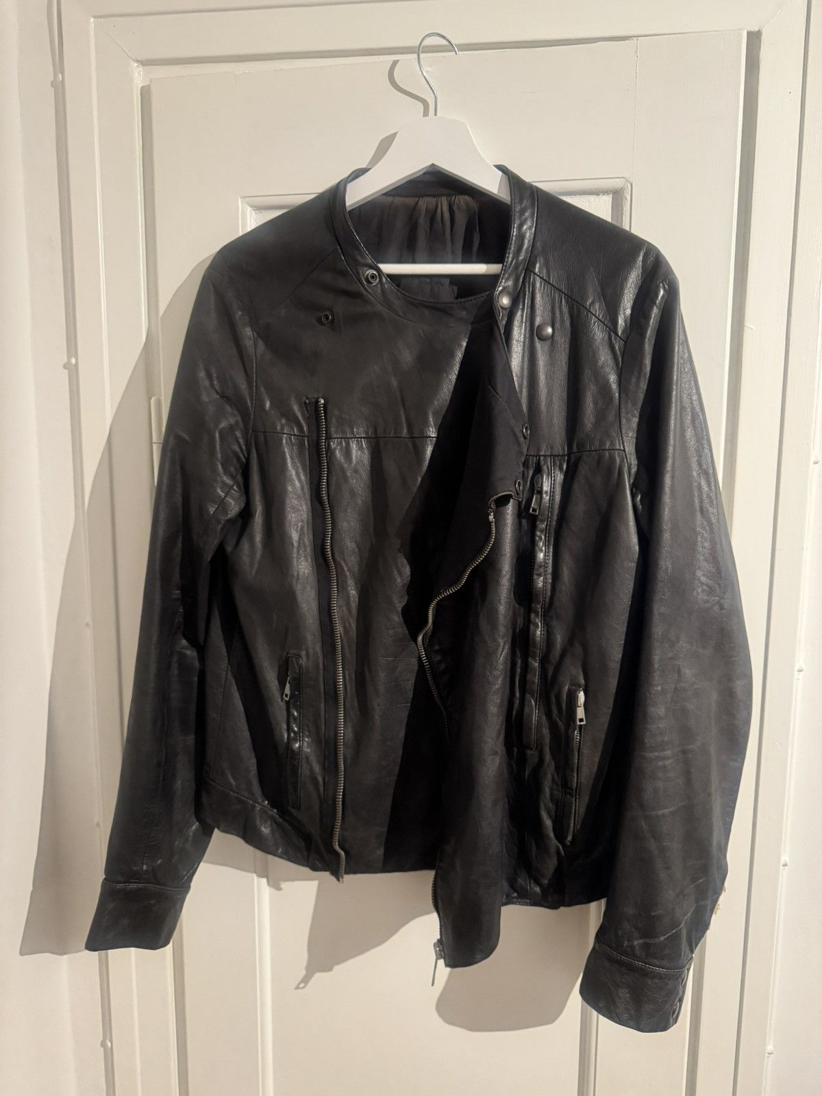 Rick Owens FW05 Buffalo Leather Jacket Size US L / EU 52-54 / 3 - 8 Thumbnail