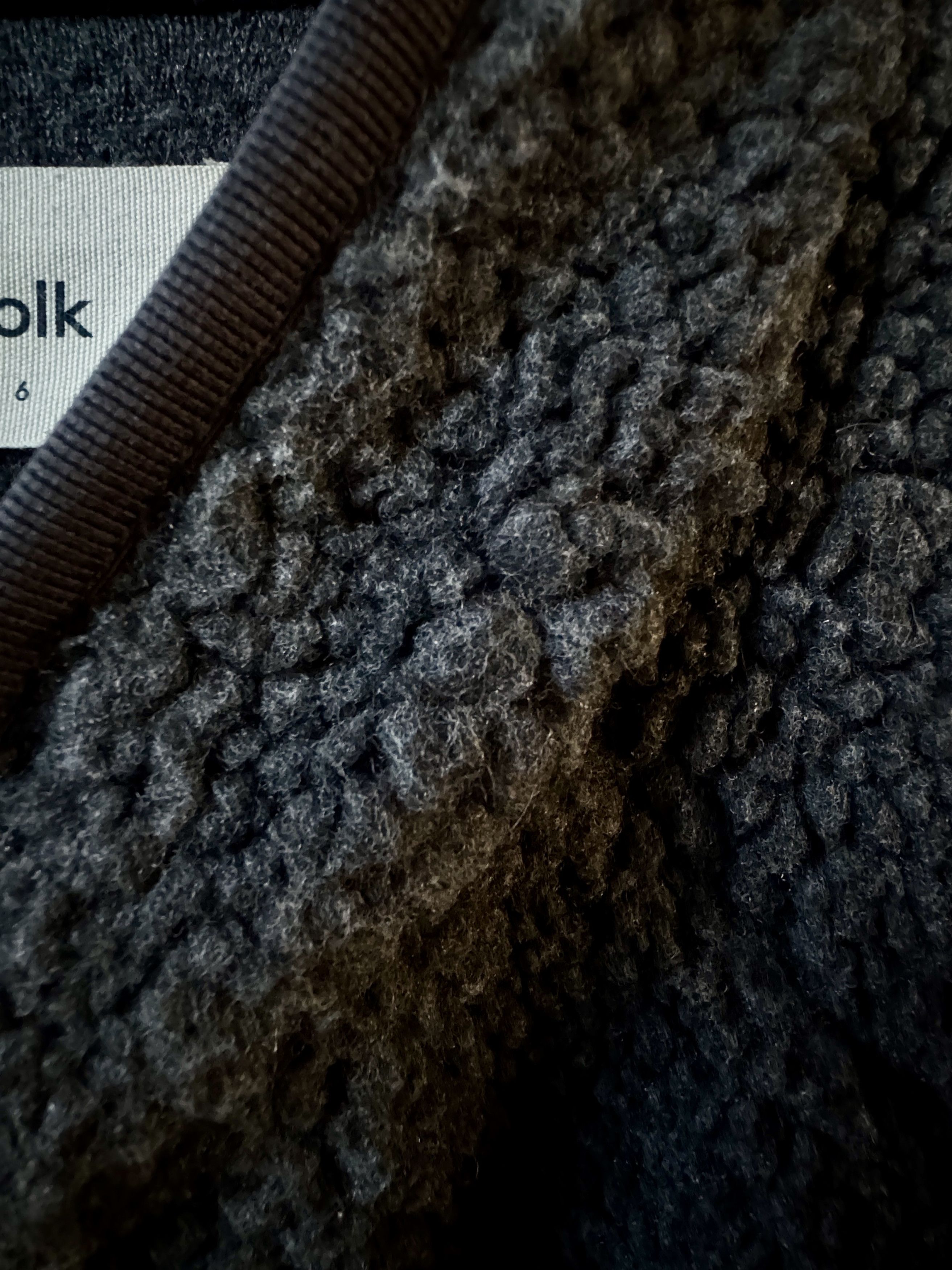 Folk Folk Luxury Grey Fleece Zip Jacket. Size (6) Fits US XL Size US XL / EU 56 / 4 - 5 Thumbnail