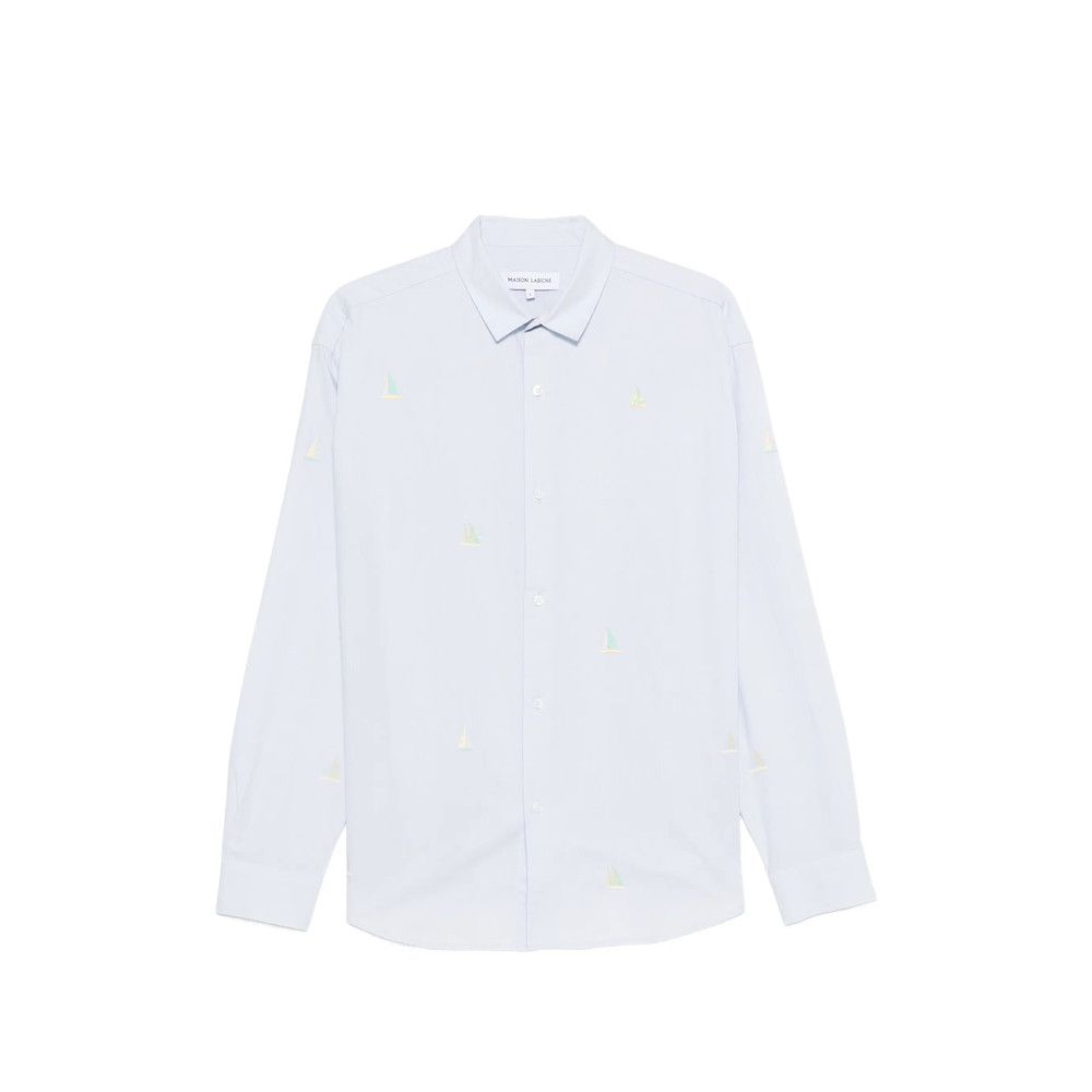 Maison Labiche Maison Labiche BLUE Shirts Size US XL / EU 56 / 4 - 1 Thumbnail