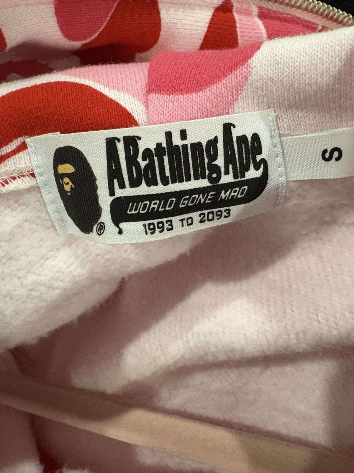 Bape BAPE pink camo crystal hoodie Size US S / EU 44-46 / 1 - 4 Thumbnail