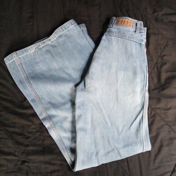 Other Vintage Pentimento Flare Bell Bottom High Waist Denim Jeans Size 32" / US 10 / IT 46 - 1 Thumbnail