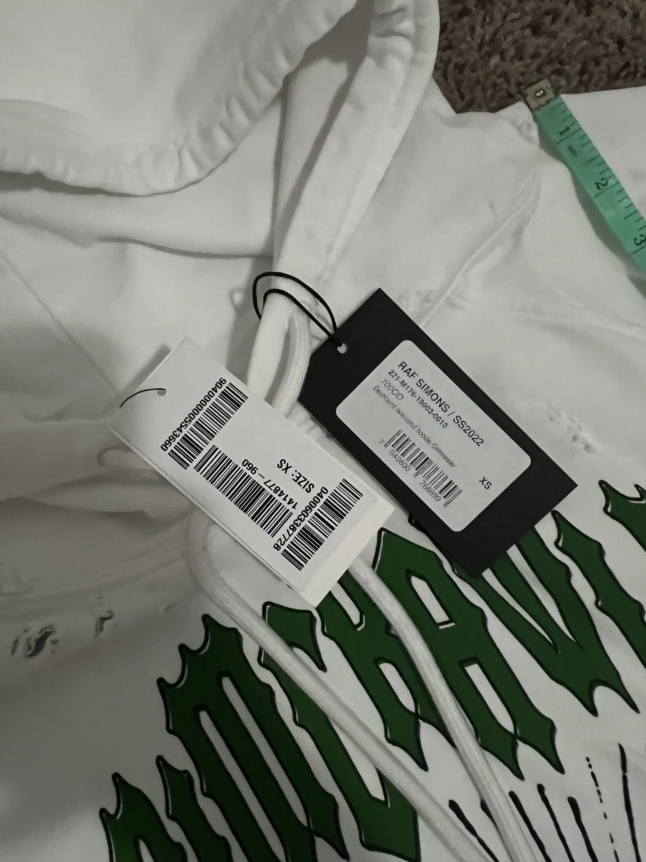 Raf Simons Raf Simons Grimcrawler Hoodie Size US XS / EU 42 / 0 - 4 Thumbnail