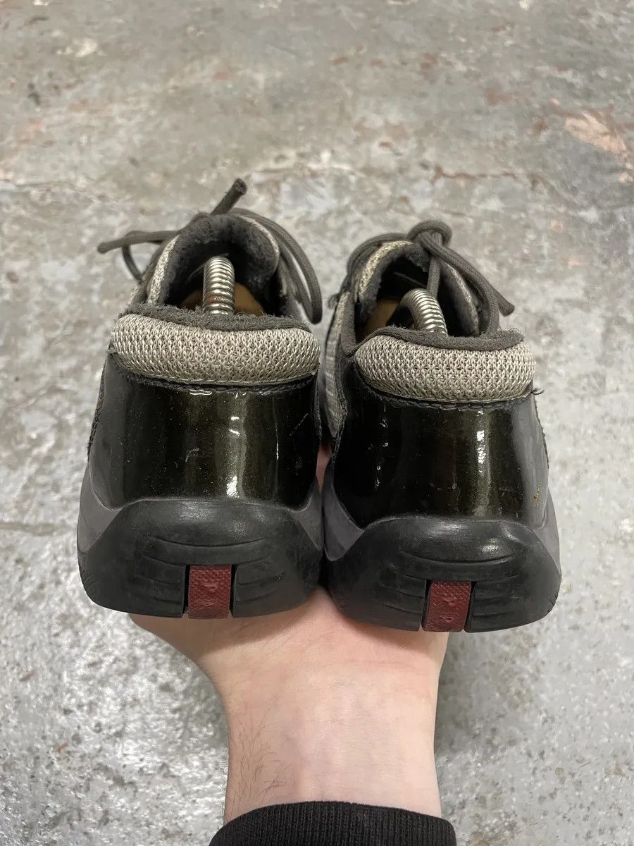 Prada Prada Americas Cup Dark Satin Olive Shoes Size US 6.5 / IT 36.5 - 10 Thumbnail