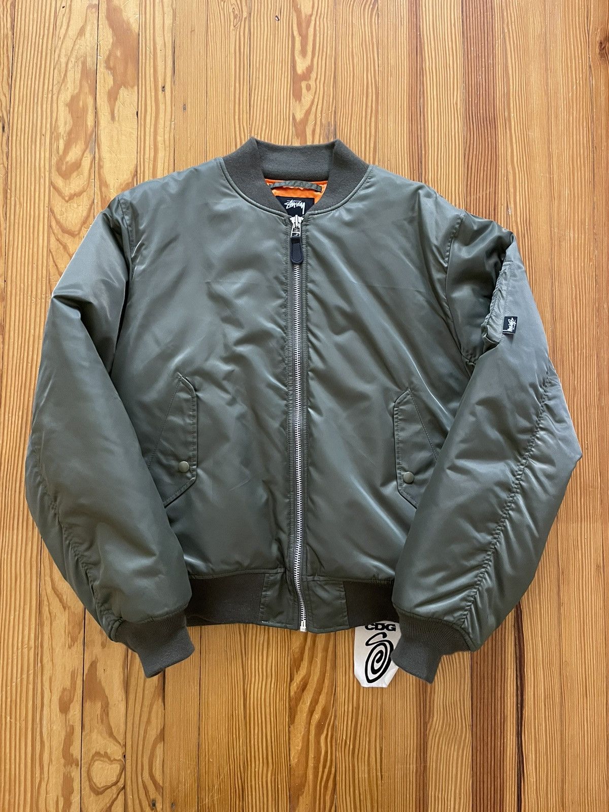 Comme des Garcons × Stussy Comme des garçons Stussy Bomber Jacket 40th Anniversary Size US M / EU 48-50 / 2 - 2 Thumbnail