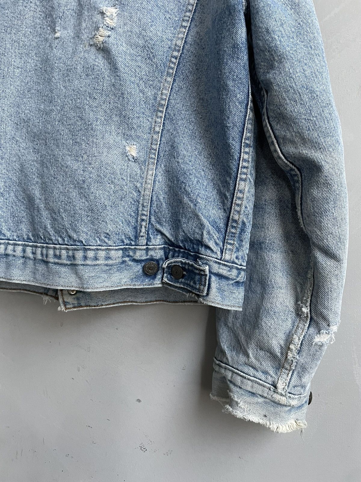 Levi's Distressed faded 90s rare Levis trucker jacket Type 1 80s Size US M / EU 48-50 / 2 - 11 Thumbnail