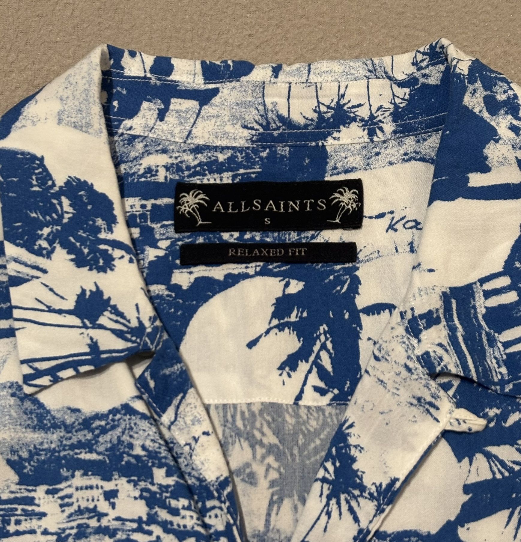 Allsaints Allsaints Hawaiian shirt size. S fit M/L Size US S / EU 44-46 / 1 - 8 Thumbnail