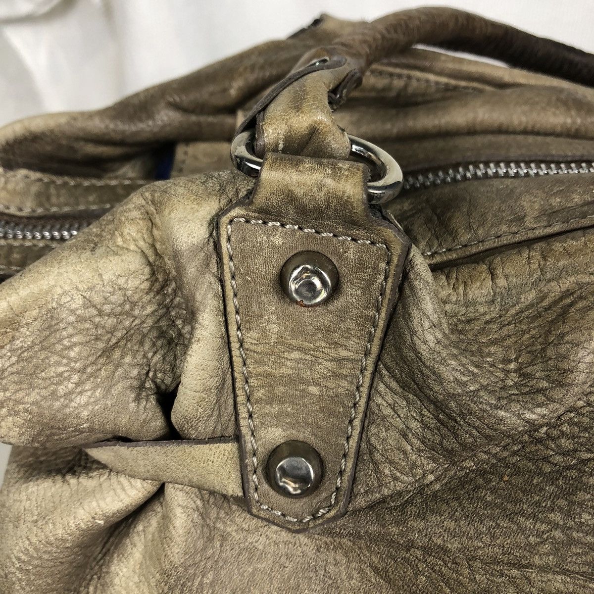 Vintage 📌Vintage Genuine Leather Bag Carol J Designer Gianni Notaro Size ONE SIZE - 16 Thumbnail