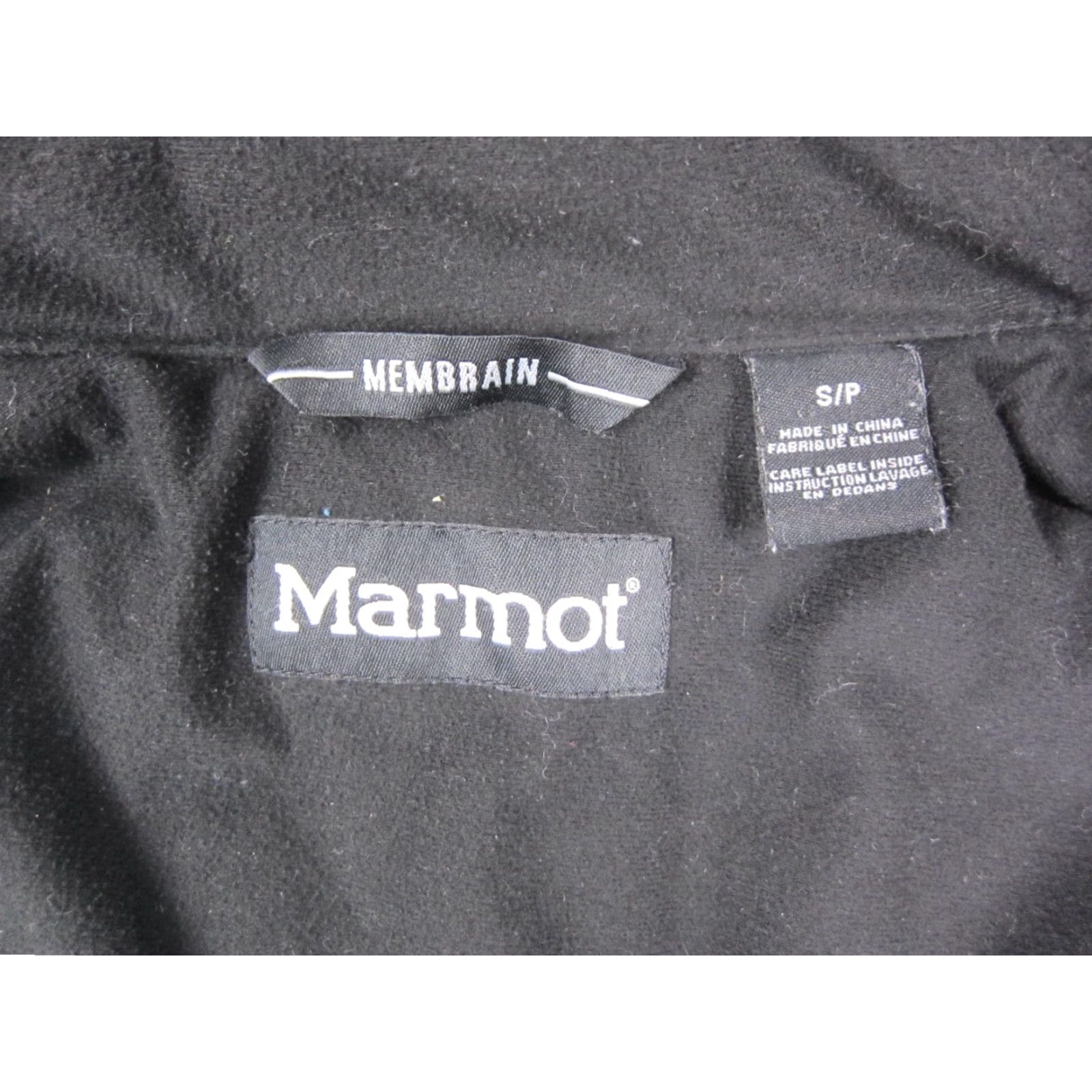 Marmot Marmot Womens Jacket Small Black Membrain Full Zip Windbreaker Hooded Raincoat Size S / US 4 / IT 40 - 6 Thumbnail
