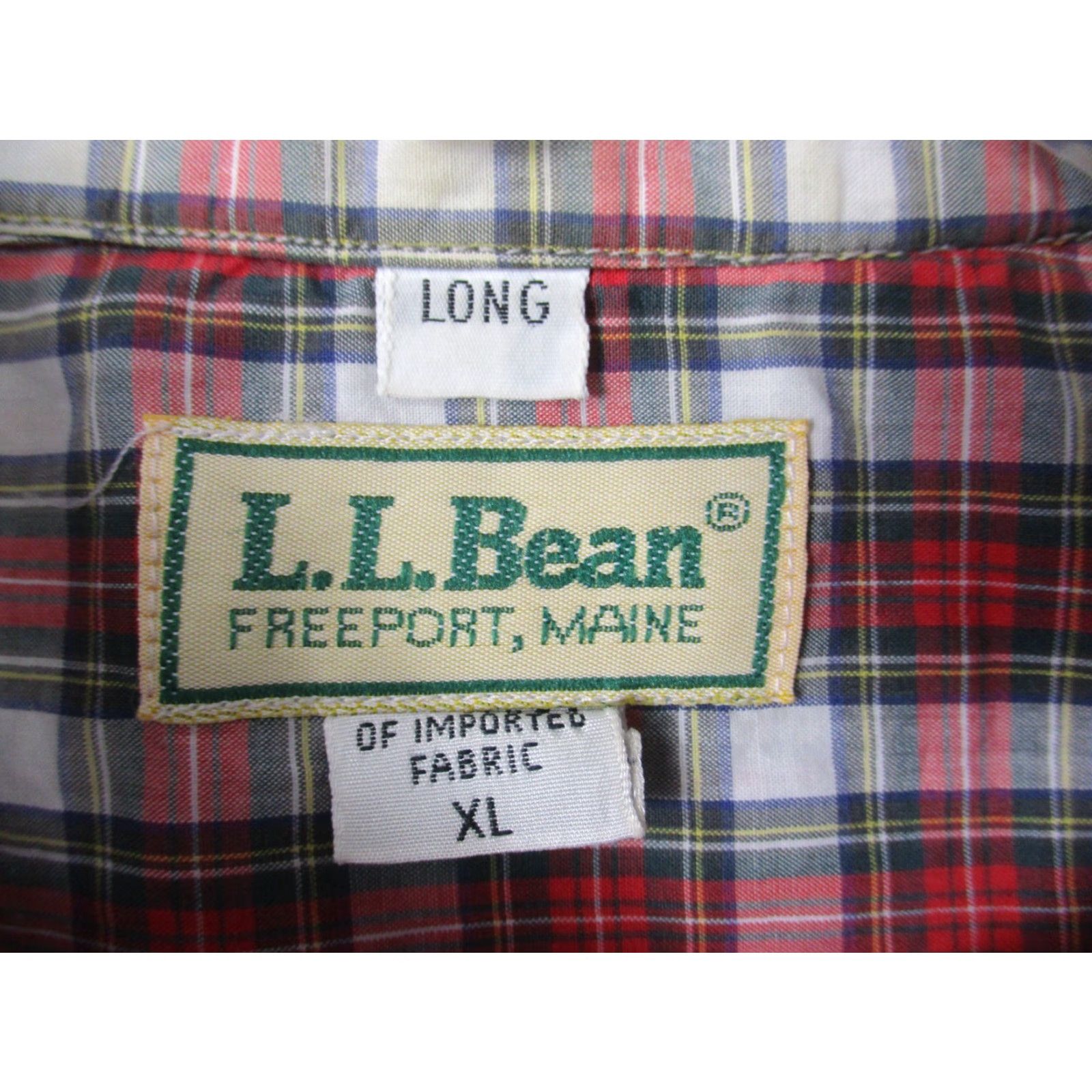 Vintage VINTAGE LL Bean Mens Shirt XL Tall Plaid Long Sleeve Made in USA 80s Size US XL / EU 56 / 4 - 4 Thumbnail