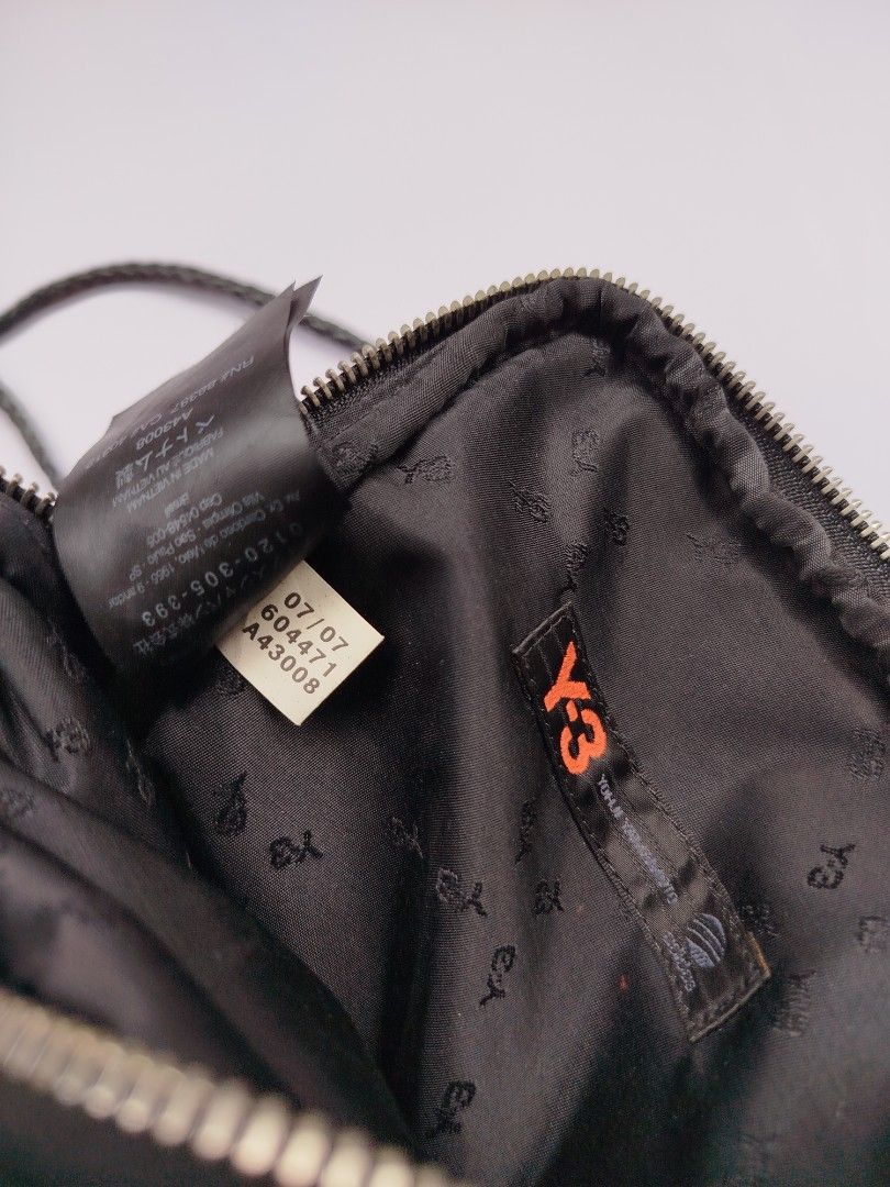 Yohji Yamamoto Y-3 Black Sling Bag / Crossbody Pouch. Size ONE SIZE - 12 Thumbnail