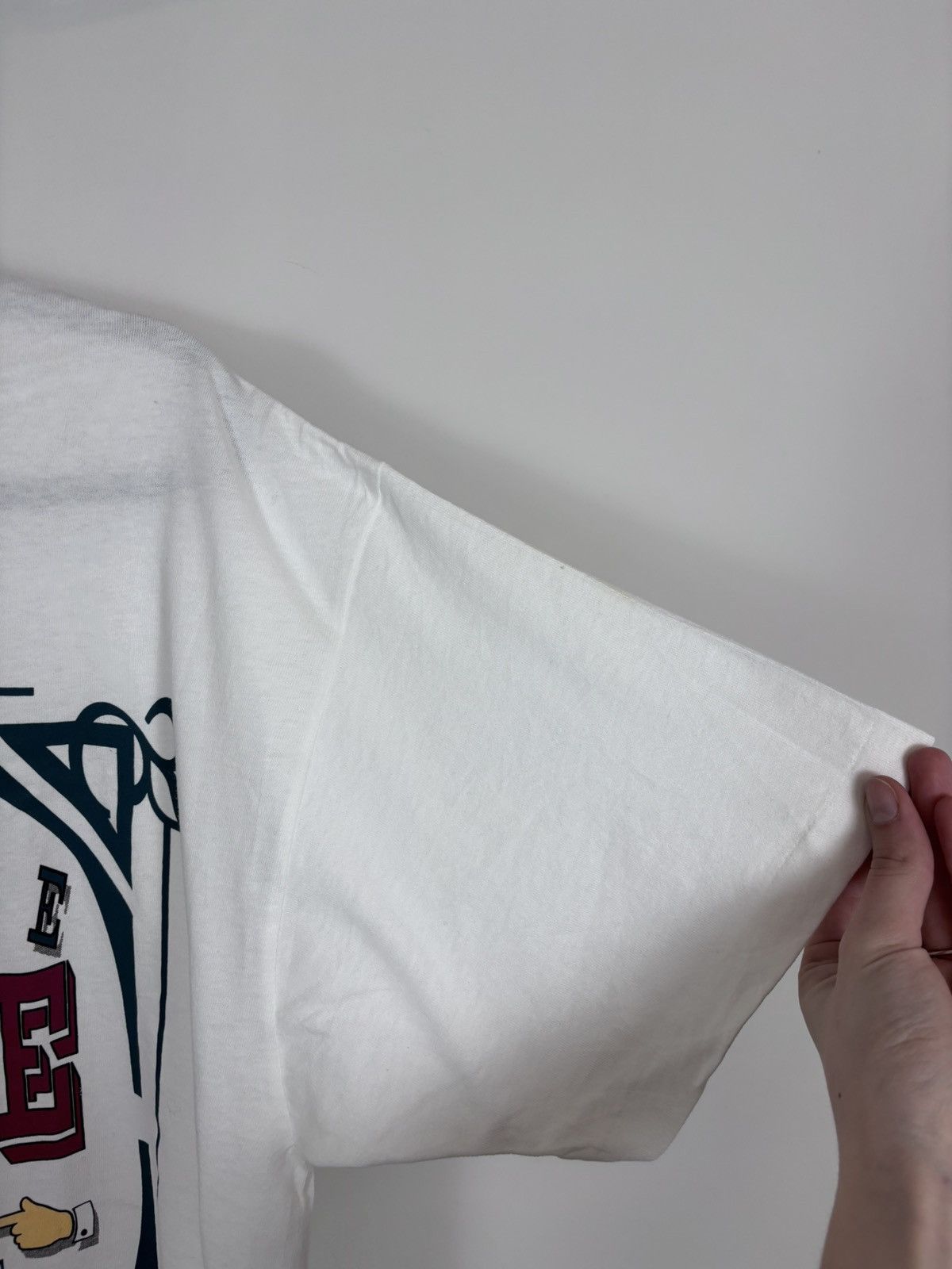 Anvil Vintage 1993 Genuine Antique Person White Single Stitch Tee Size US XL / EU 56 / 4 - 10 Thumbnail