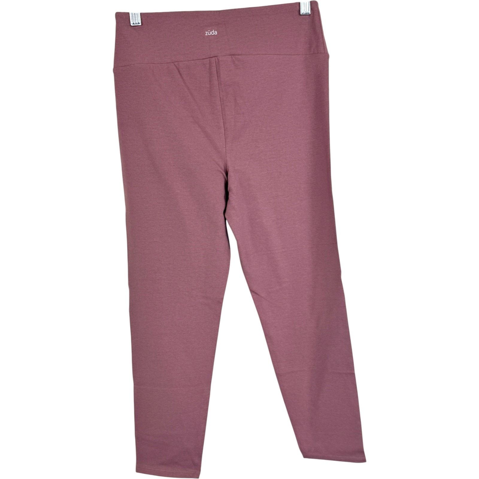 Other zuda Regular Basic Redefined Crop Legging Burgundy Rose XS Size 24" / US 00 / IT 34 - 11 Thumbnail