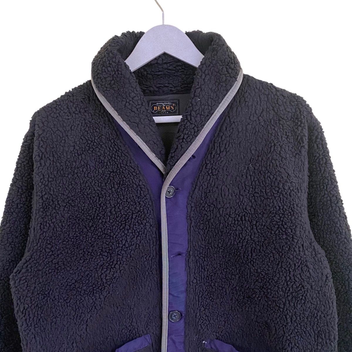 Beams Plus × Japanese Brand × Tornado Mart 💥BEAMS JAPAN BOA FLEECE SHAWL COLLAR JACKET Size US M / EU 48-50 / 2 - 4 Thumbnail