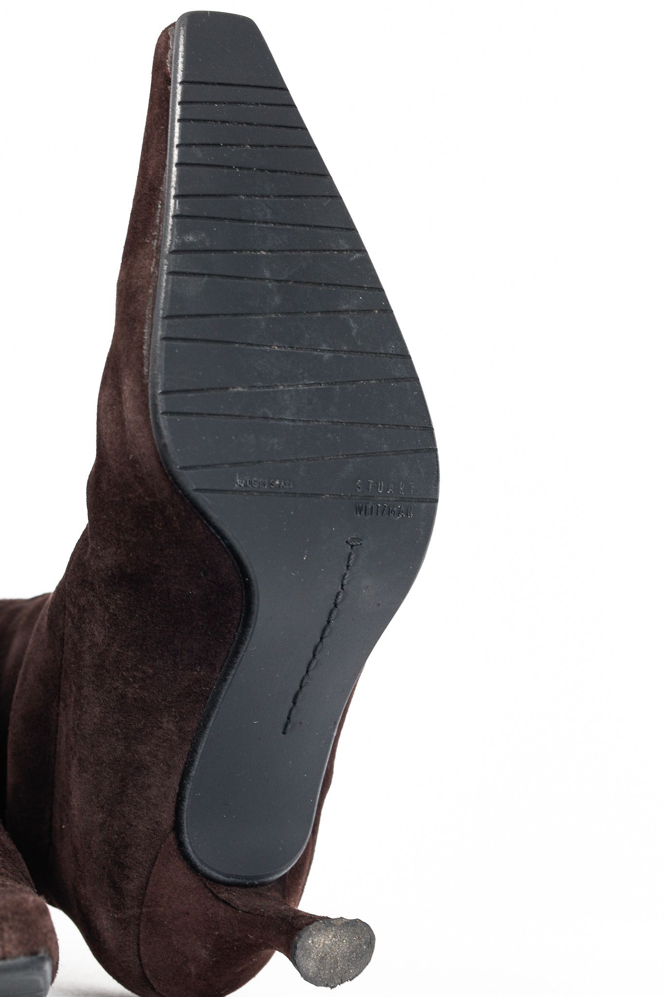 Stuart Weitzman Stuart Weitzman Shapely Suede Pointed-Toe Knee-High Boots Size US 8 / IT 38 - 5 Thumbnail