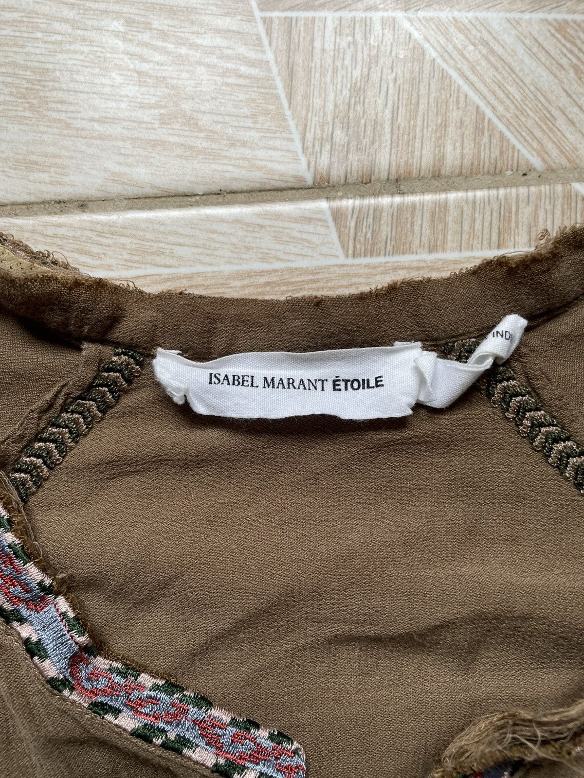 Designer × Isabel Marant × Isabel Marant Etoile Isabel Marant Etolie Ornament Blouse Long Sleeve Viscose 34 Size XXS / US 00 / IT 34 - 8 Thumbnail
