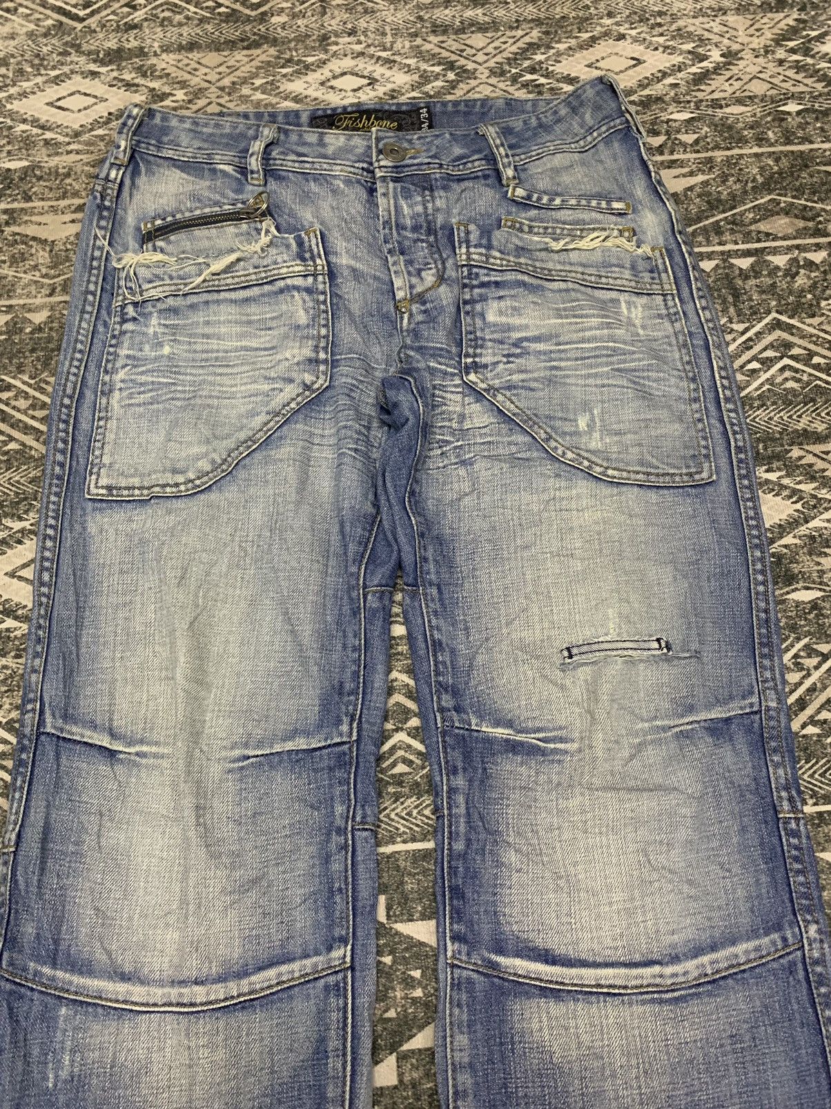 If Six Was Nine 🔥RARE🔥JPG INSPIRED FISHBONE KURT COBAIN STYLE DISTRESSED Size US 34 / EU 50 - 4 Thumbnail