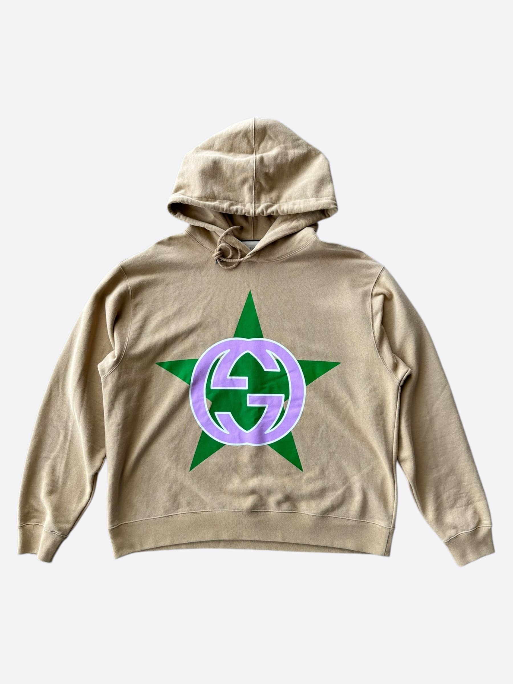 Gucci Gucci Brown Star GG Logo Hoodie Size US M / EU 48-50 / 2 - 1 Thumbnail